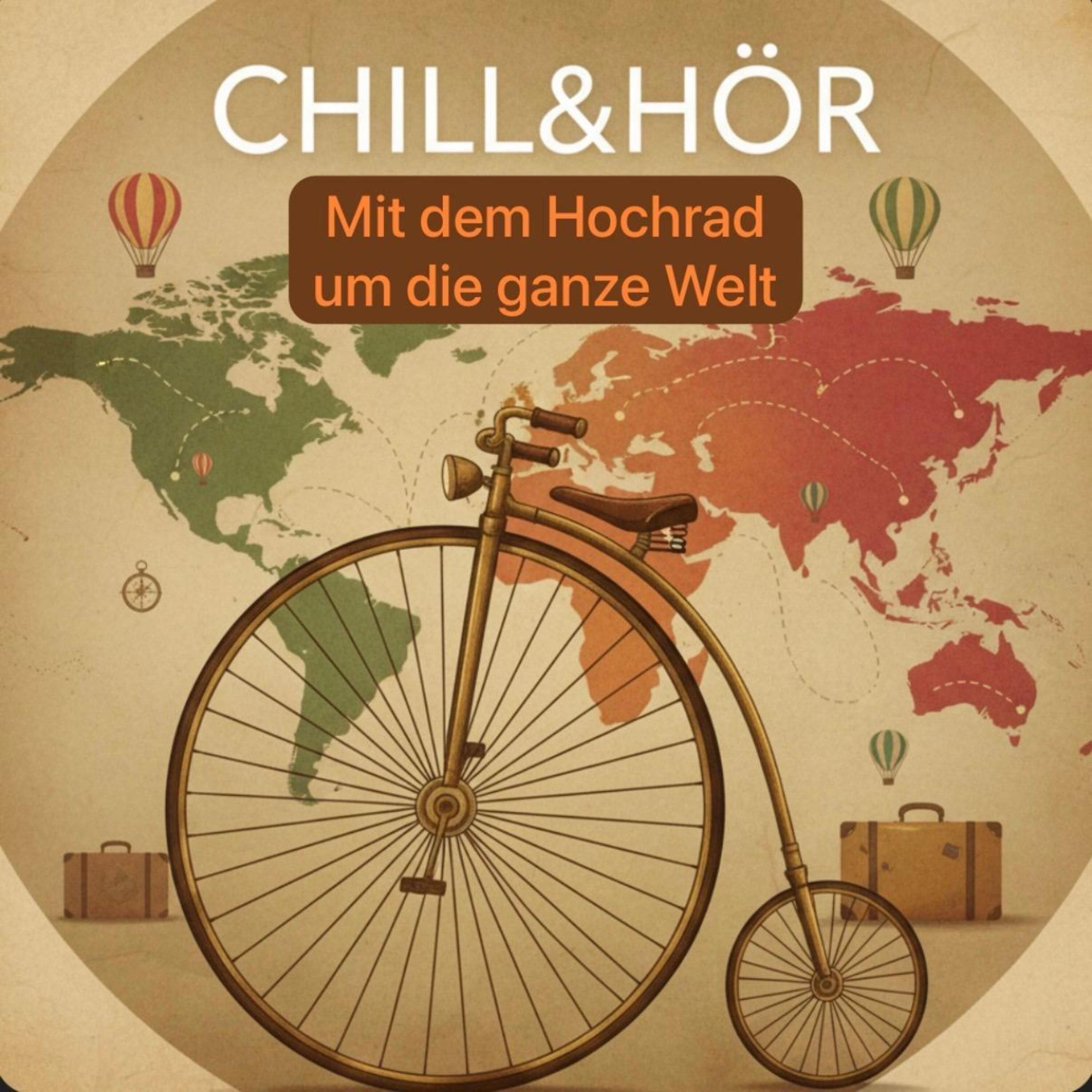 Er fuhr mit einem Hochrad um die Welt 😳
