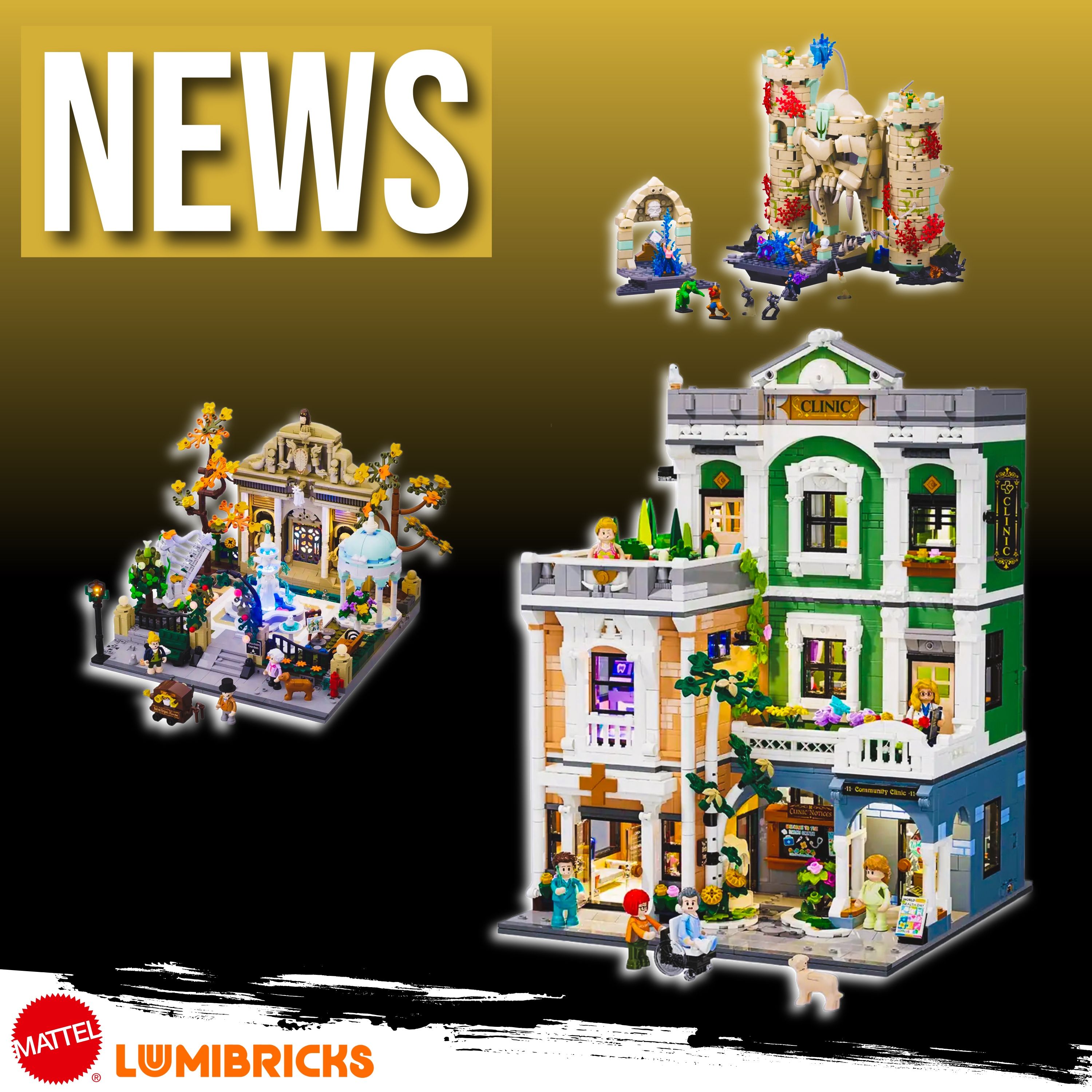 Neue Sets von Cobi, CaDA, Lumibricks, Mattel und mehr | Klemmbaustein NEWS 265