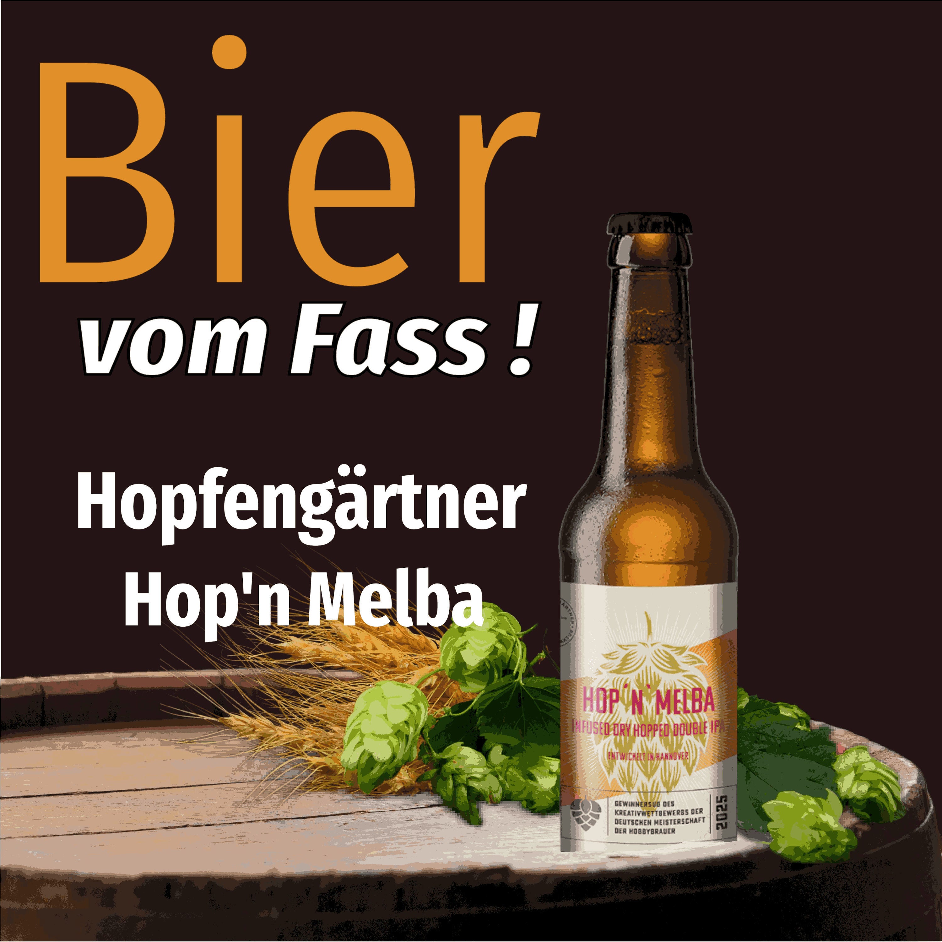 BvF163 Hopfengärtner x BRLO Hop’N’Melba