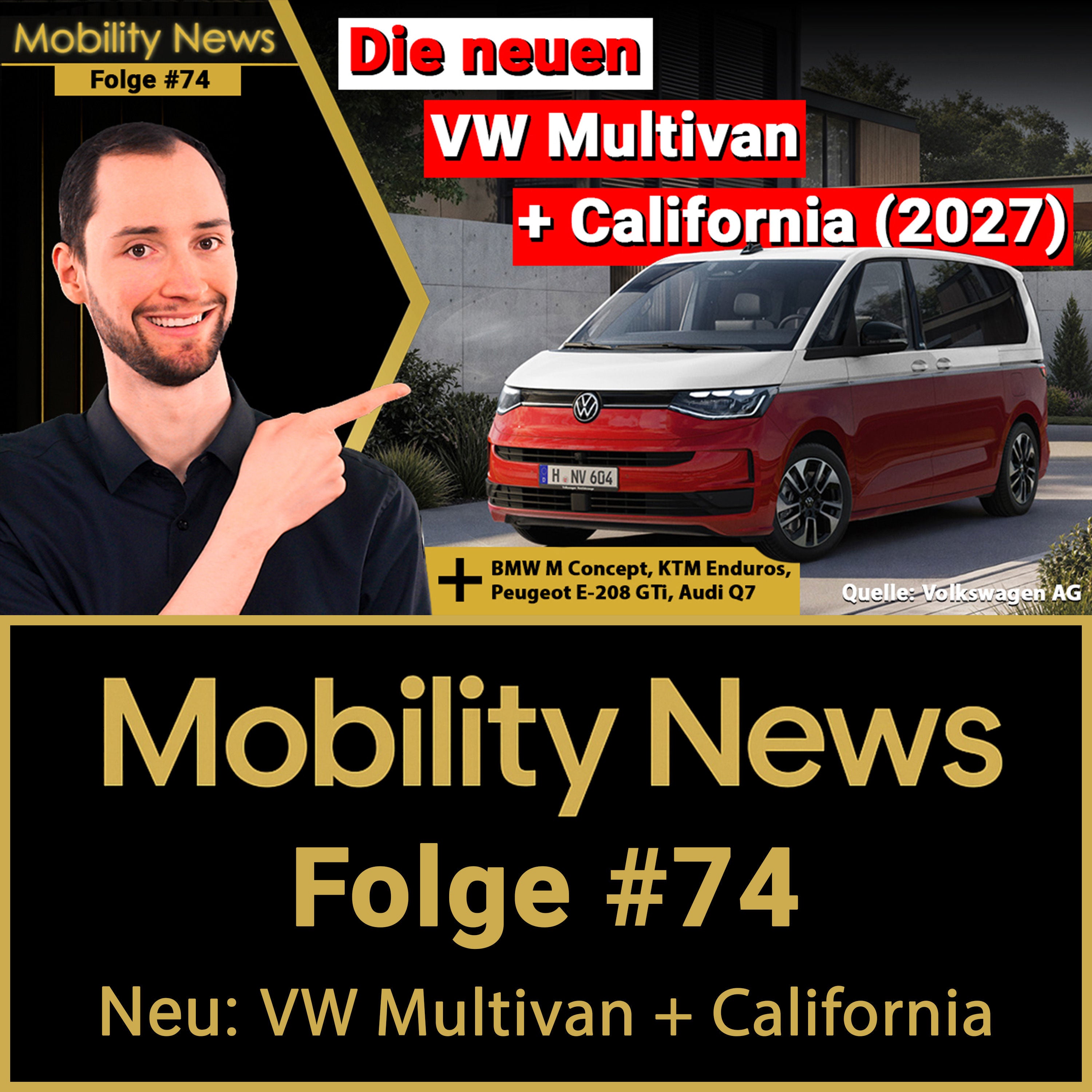 Genau DAS hat dem Bulli gefehlt! VW legt nach! VW Multivan + California (2027) | Mobility News #74