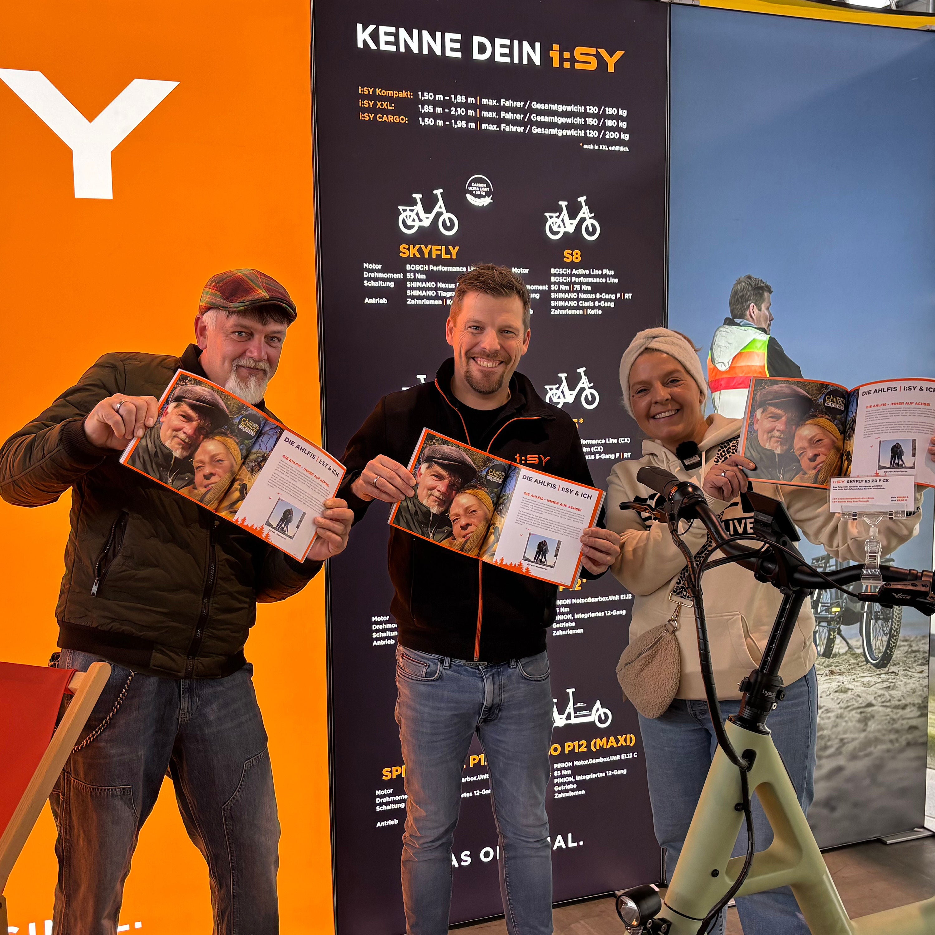 Caravan Salon 2025 - Campingabenteuer mit dem Fahrrad: Mit i:SY und den Ahlfis