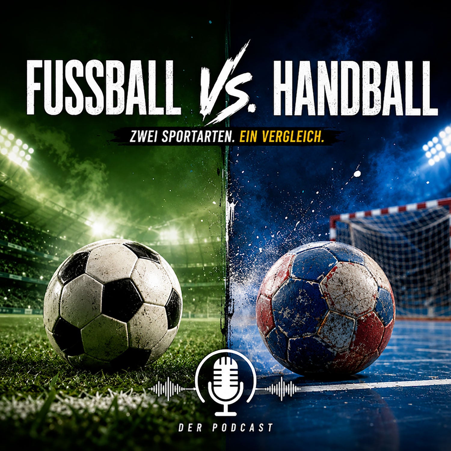 Handball vs. Fussball