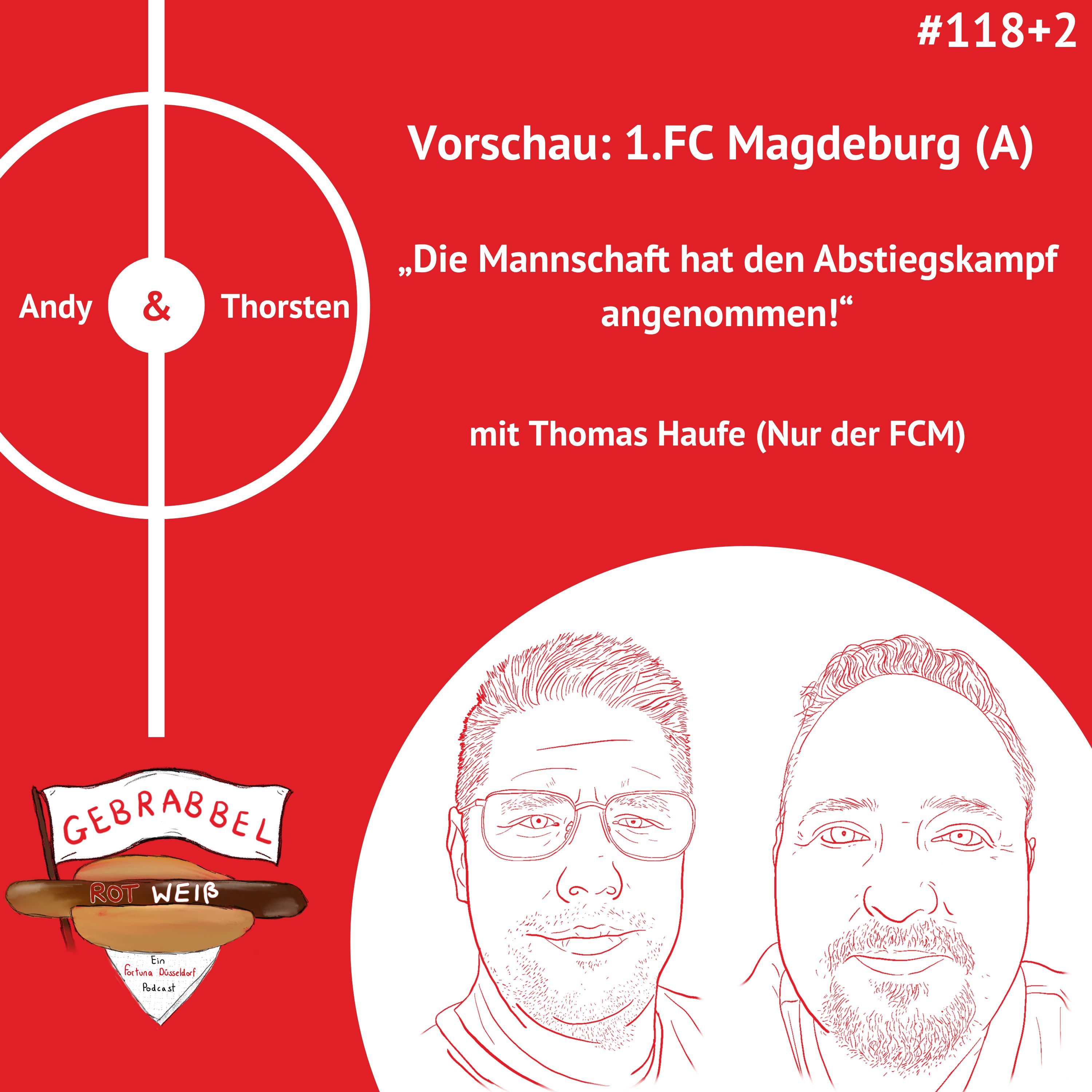 #118 +2: Vorschau: 1.FC Magdeburg (A) – „Die Mannschaft hat den Abstiegskampf angenommen!“ mit Thomas Haufe (Nur der FCM)