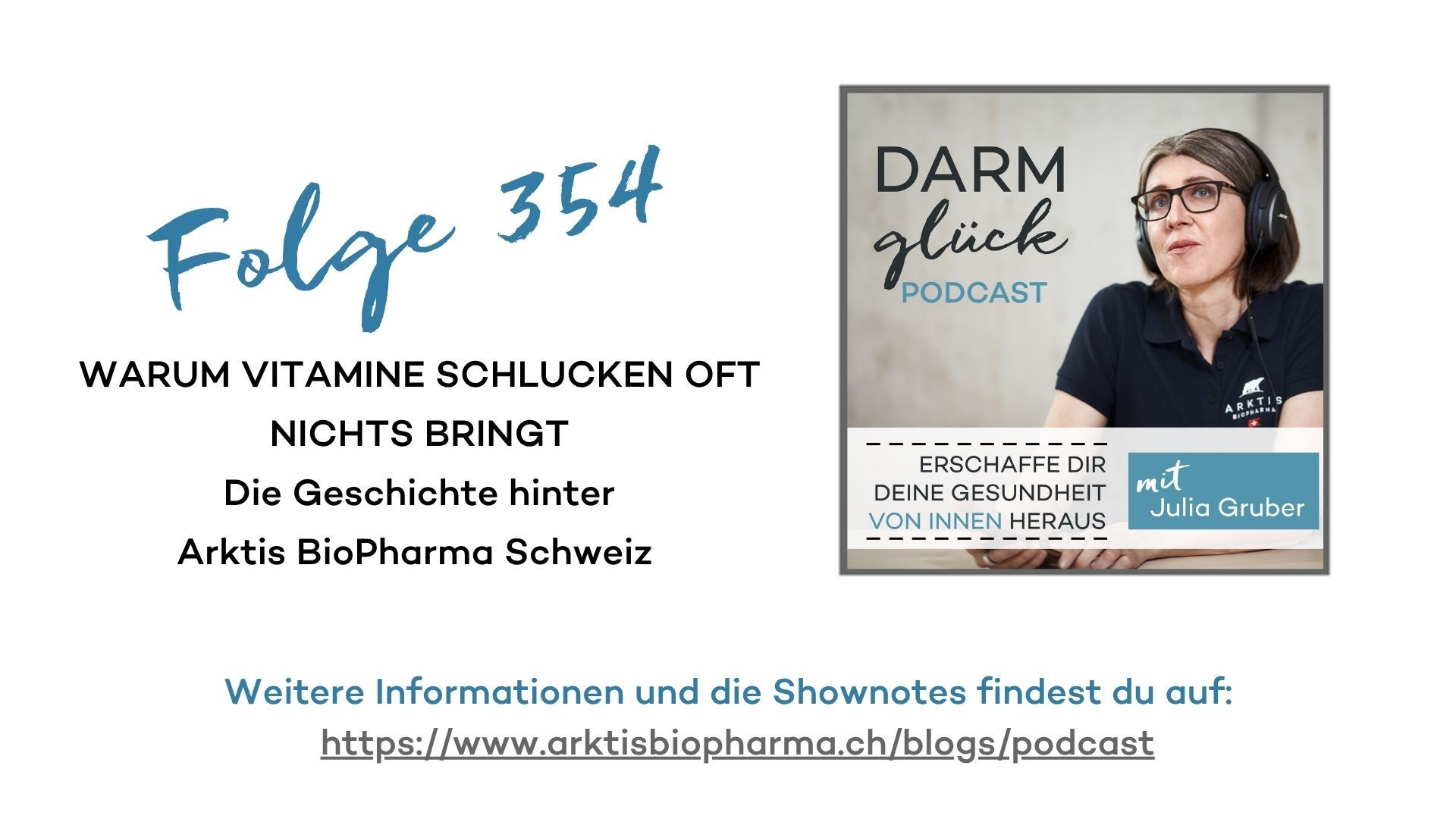 Warum Vitamine schlucken oft nichts bringt: Die Geschichte hinter Arktis BioPharma Schweiz (DG354)