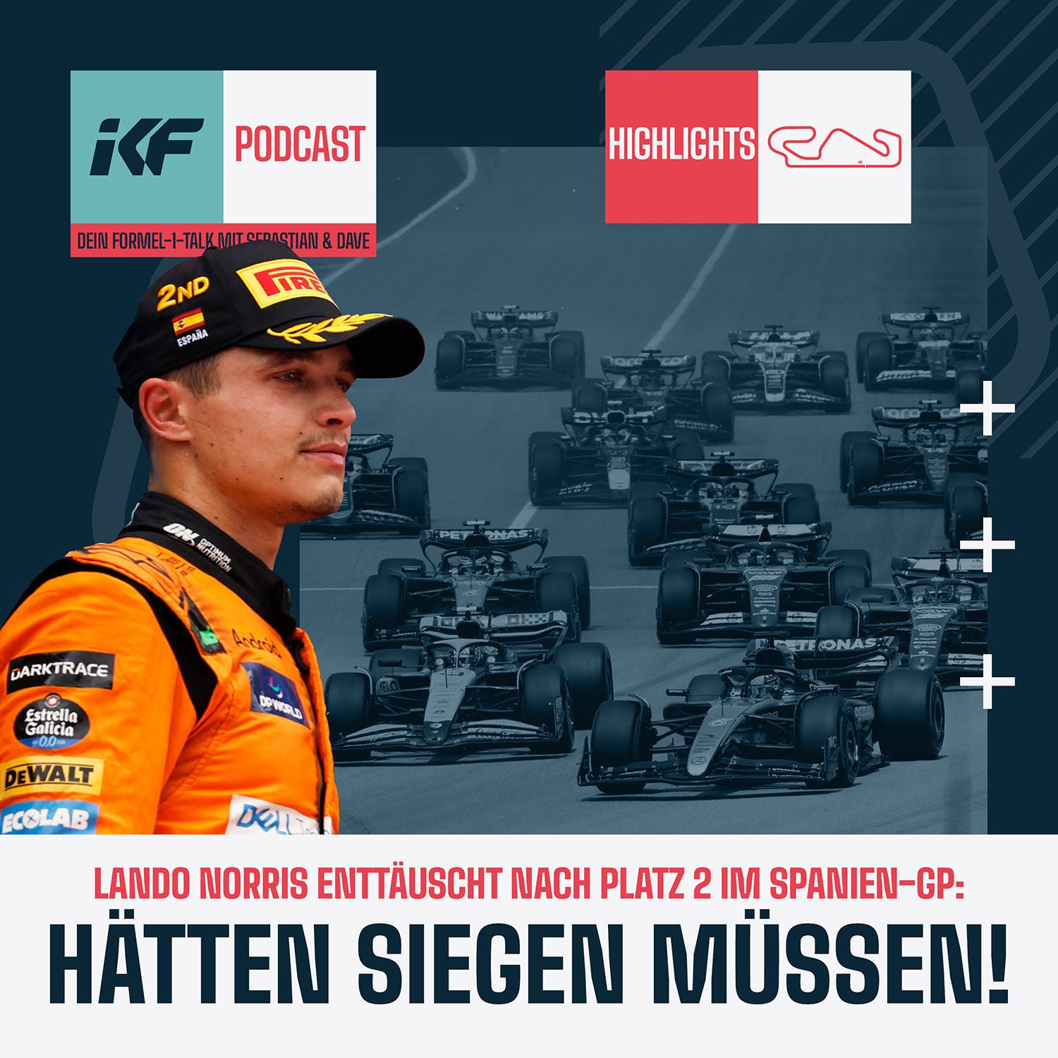 Lando Norris: "Wir hätten siegen müssen!" – unsere Highlights vom Spanien-GP