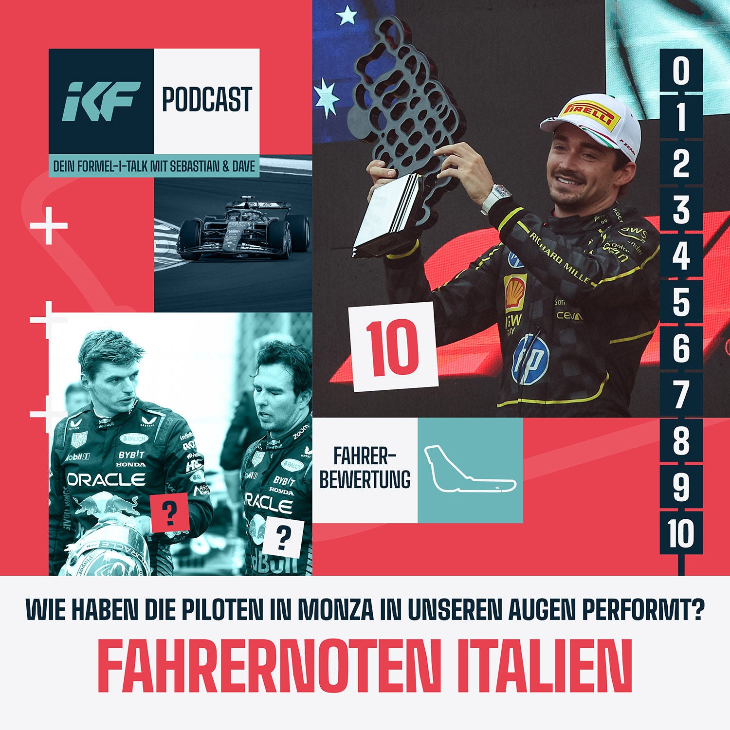Fahrernoten Italien