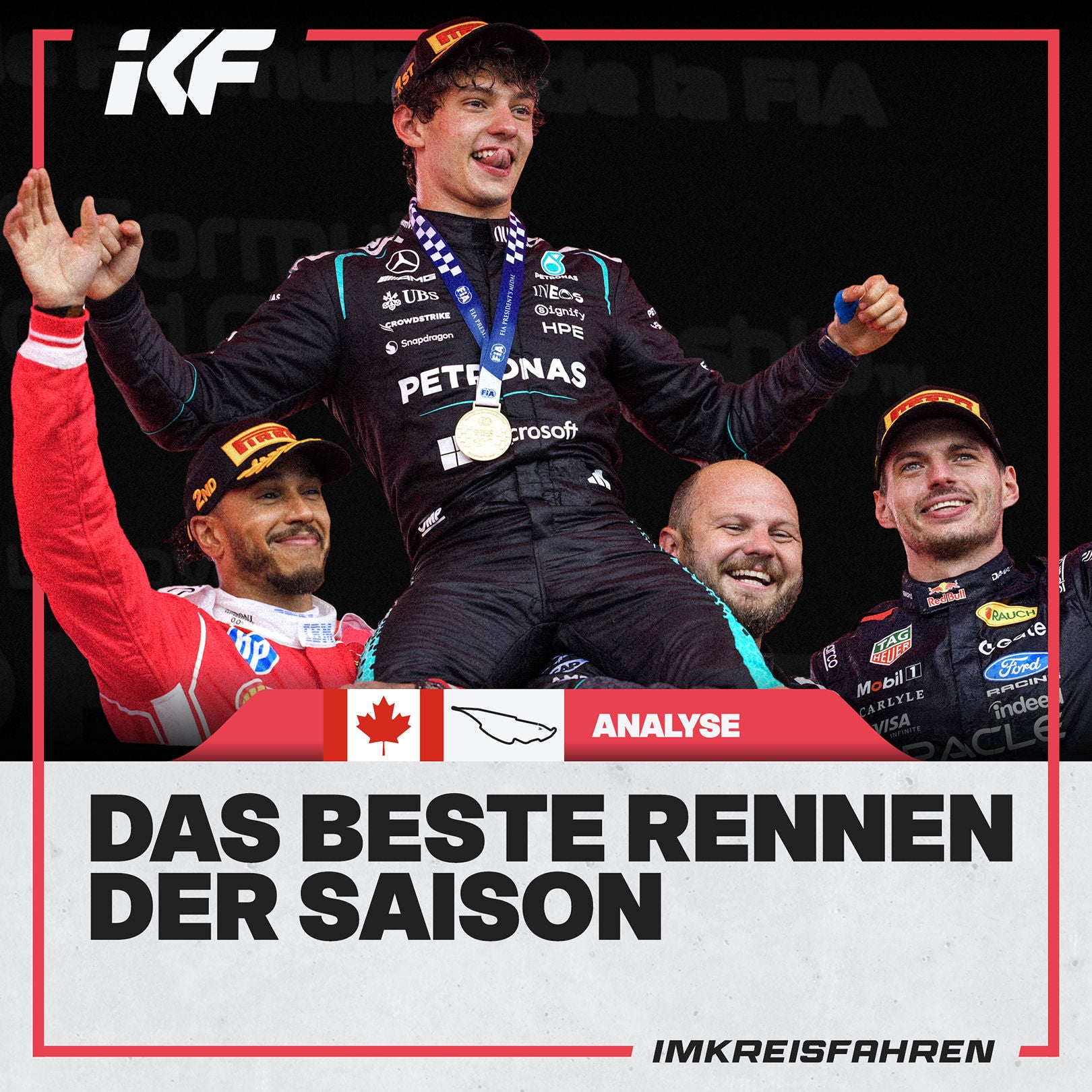Antonelli triumphiert im Chaos-Rennen | Analyse & Highlights Kanada