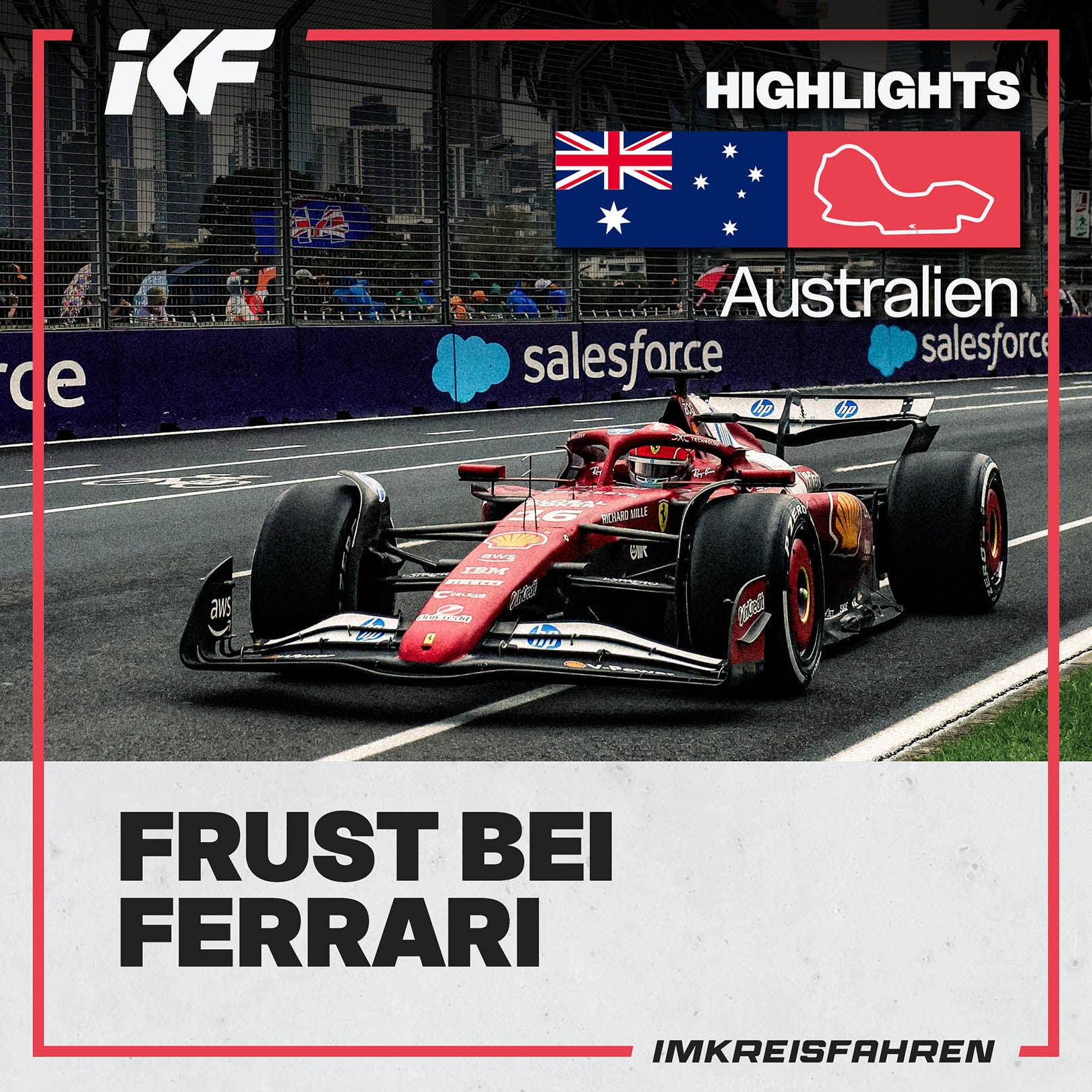 Frust bei Ferrari – die Highlights aus Australien