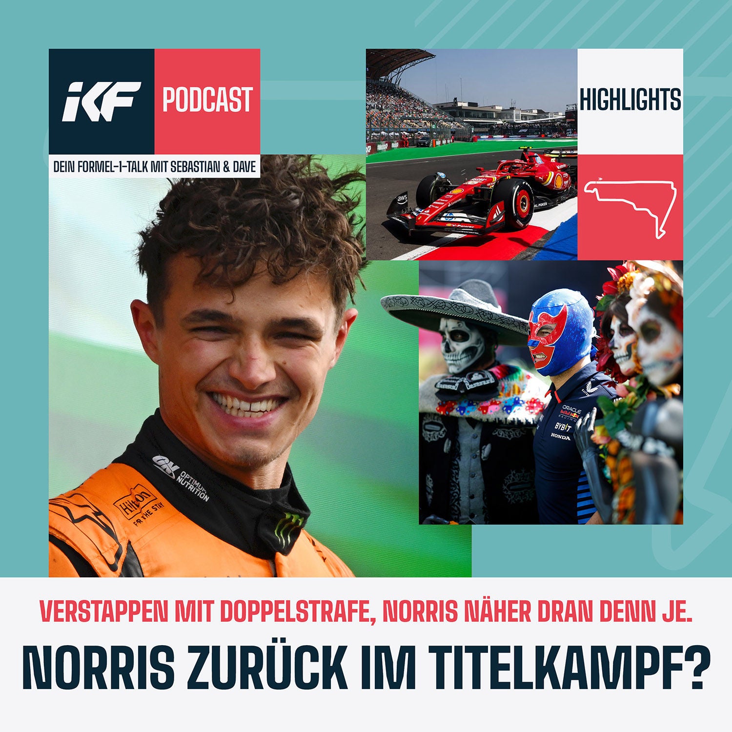 HIGHLIGHTS aus Mexiko: Norris zurück im Titelkampf?