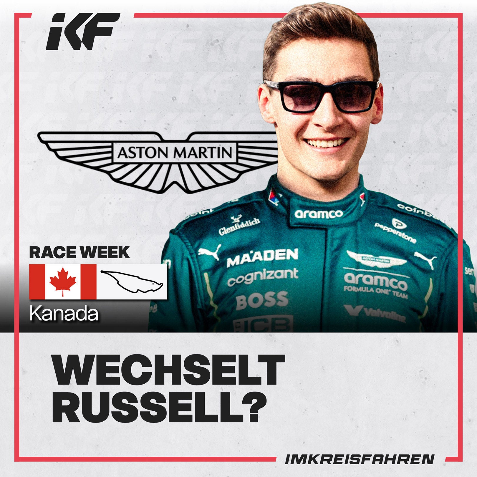 Wechselt Russell zu Aston Martin? | race week Kanada