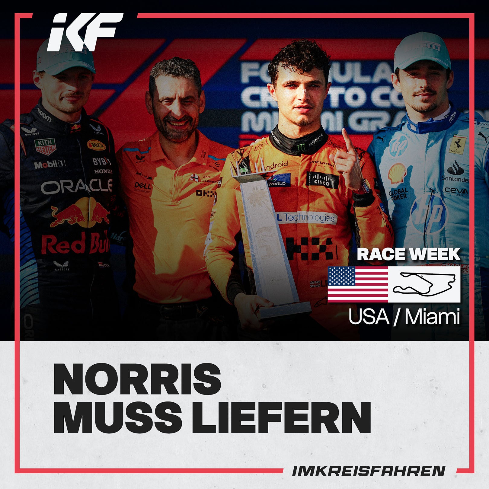 Norris muss liefern | race week Miami