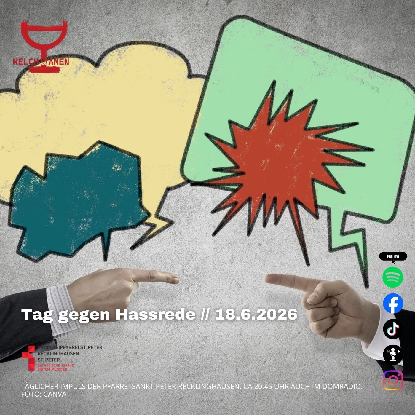 Tag gegen Hassrede // 18.6.2026