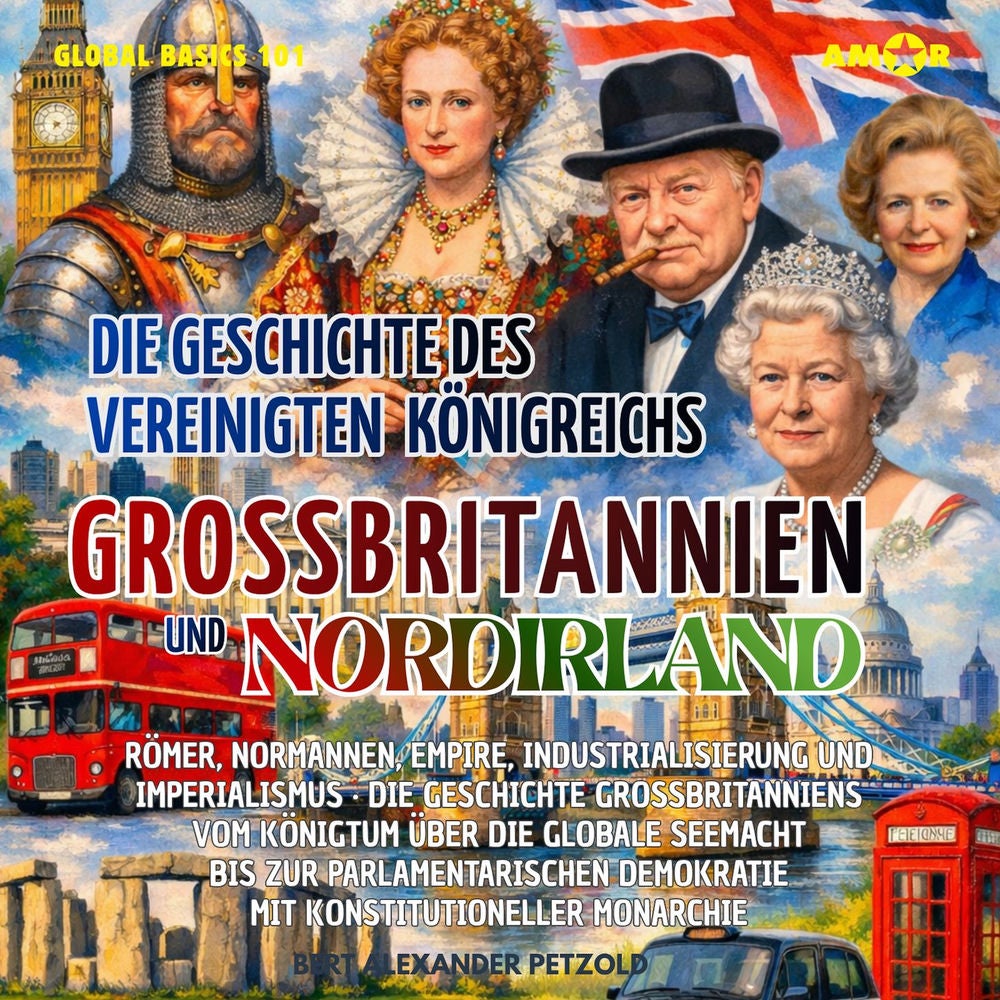 Die Geschichte des Vereinigten Königreichs Großbritannien und Nordirland (UK) - Römer, Normannen, Seemacht, Empire, Industrialisie