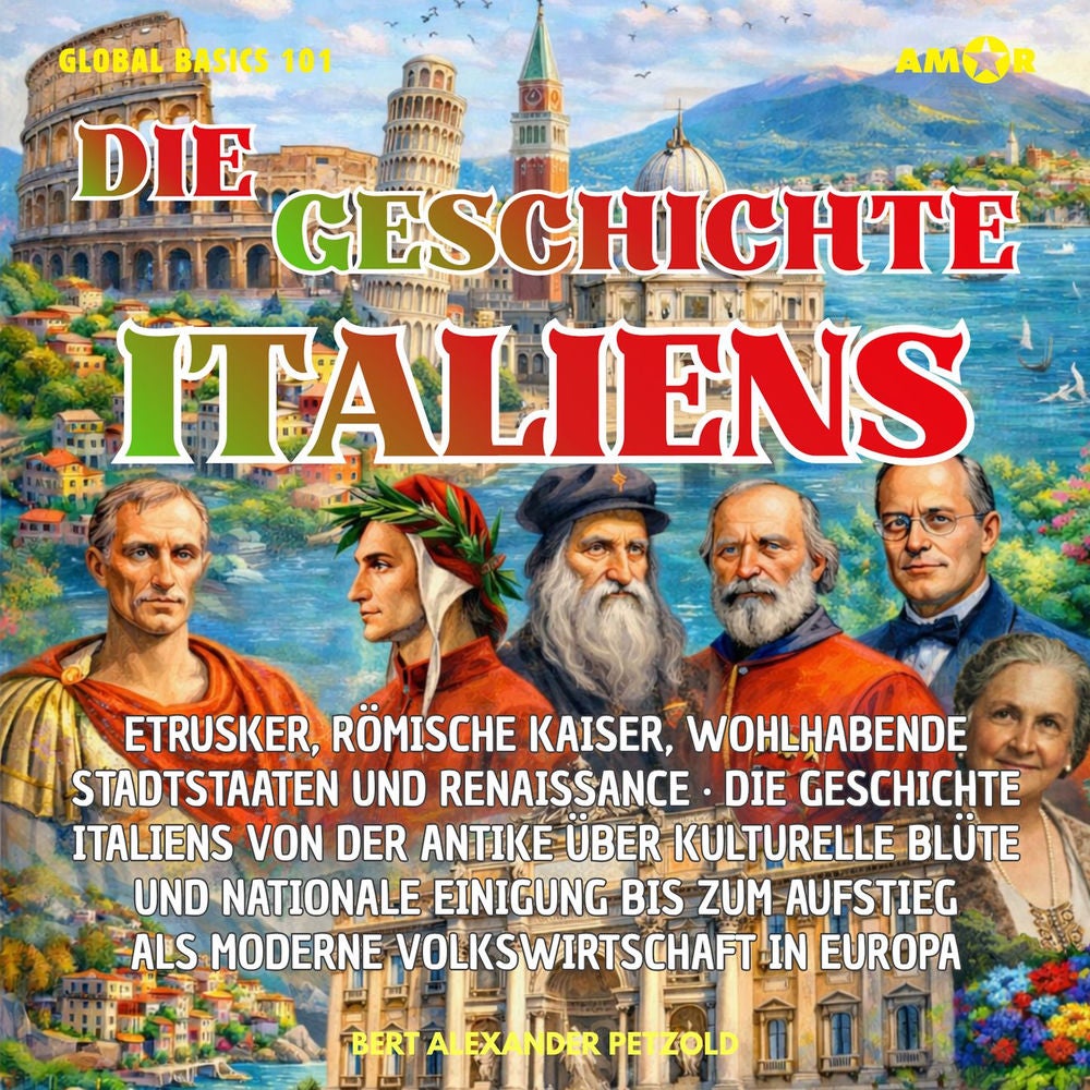 Die Geschichte Italiens - Etrusker, Römische Kaiser, wohlhabende Stadtstaaten und Renaissance - Von der Antike über kulturelle Blü