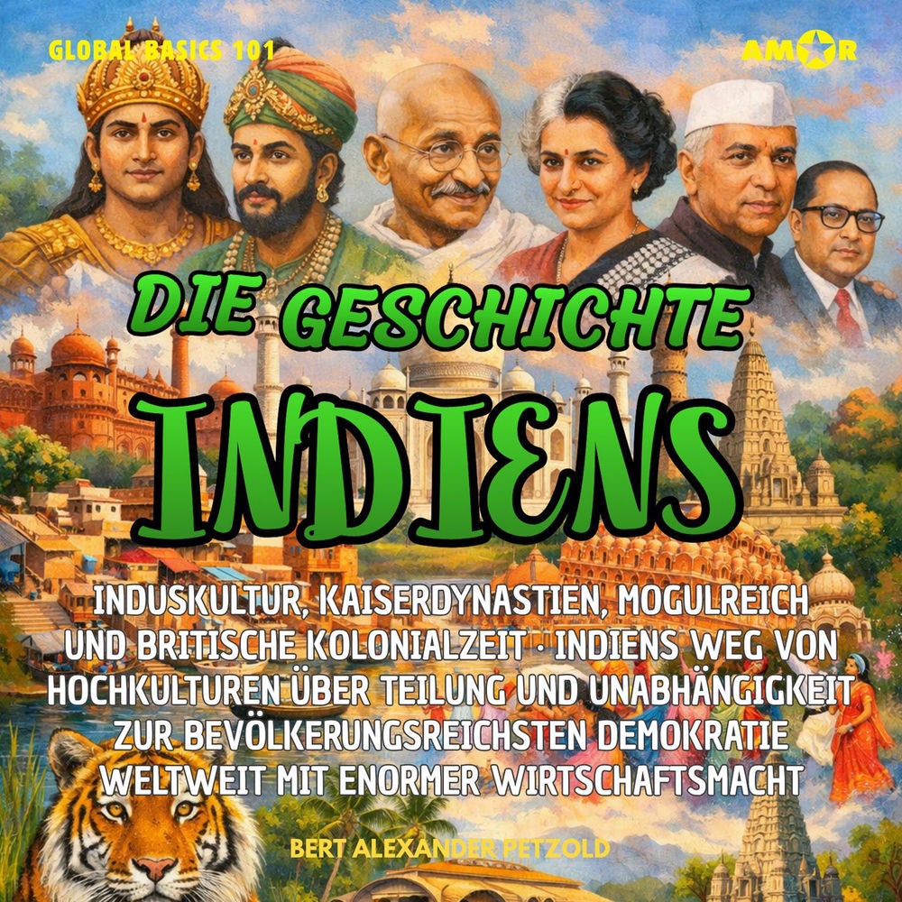 Die Geschichte Indiens - Induskultur, Kaiserdynastien, Mogulreich und britische Kolonialzeit - Über Teilung und Unabhängigkeit zur