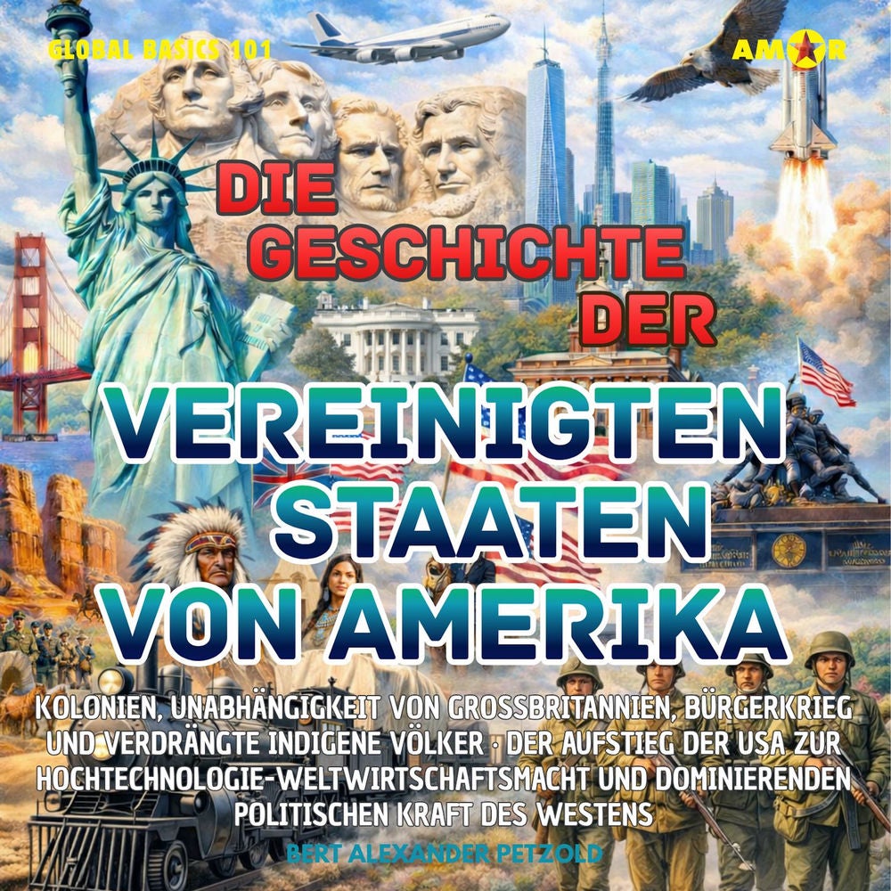 Die Geschichte der Vereinigten Staaten von Amerika (USA) - Kolonien, Unabhängigkeit, Bürgerkrieg und verdrängte indigene Völker -