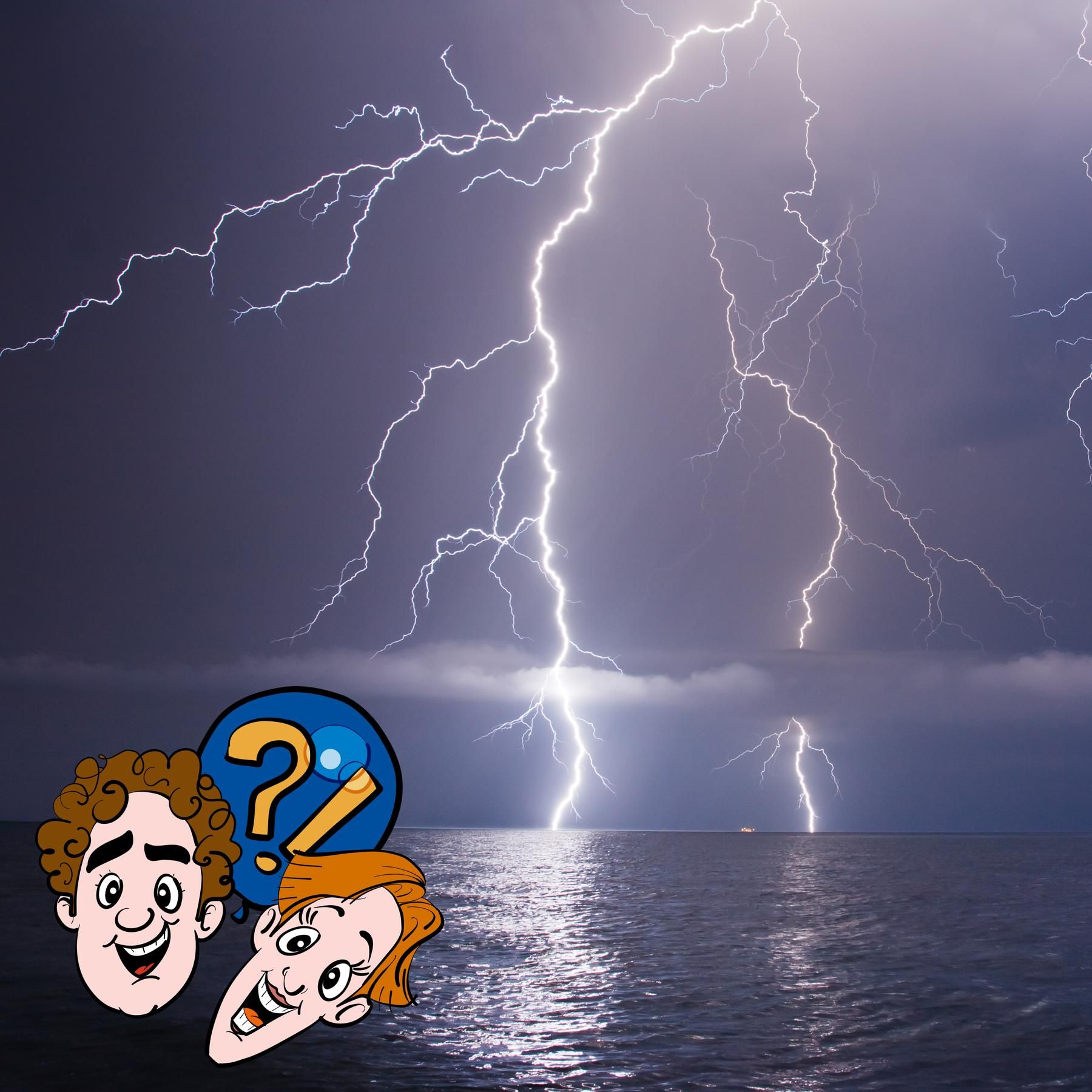 Wenn im Meer ein Blitz einschlägt, warum sterben dann nicht alle Lebewesen im Wasser?