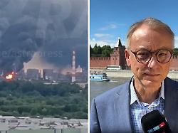 Moskau brennt, Russen spotten: "Läuft alles nach Plan?"