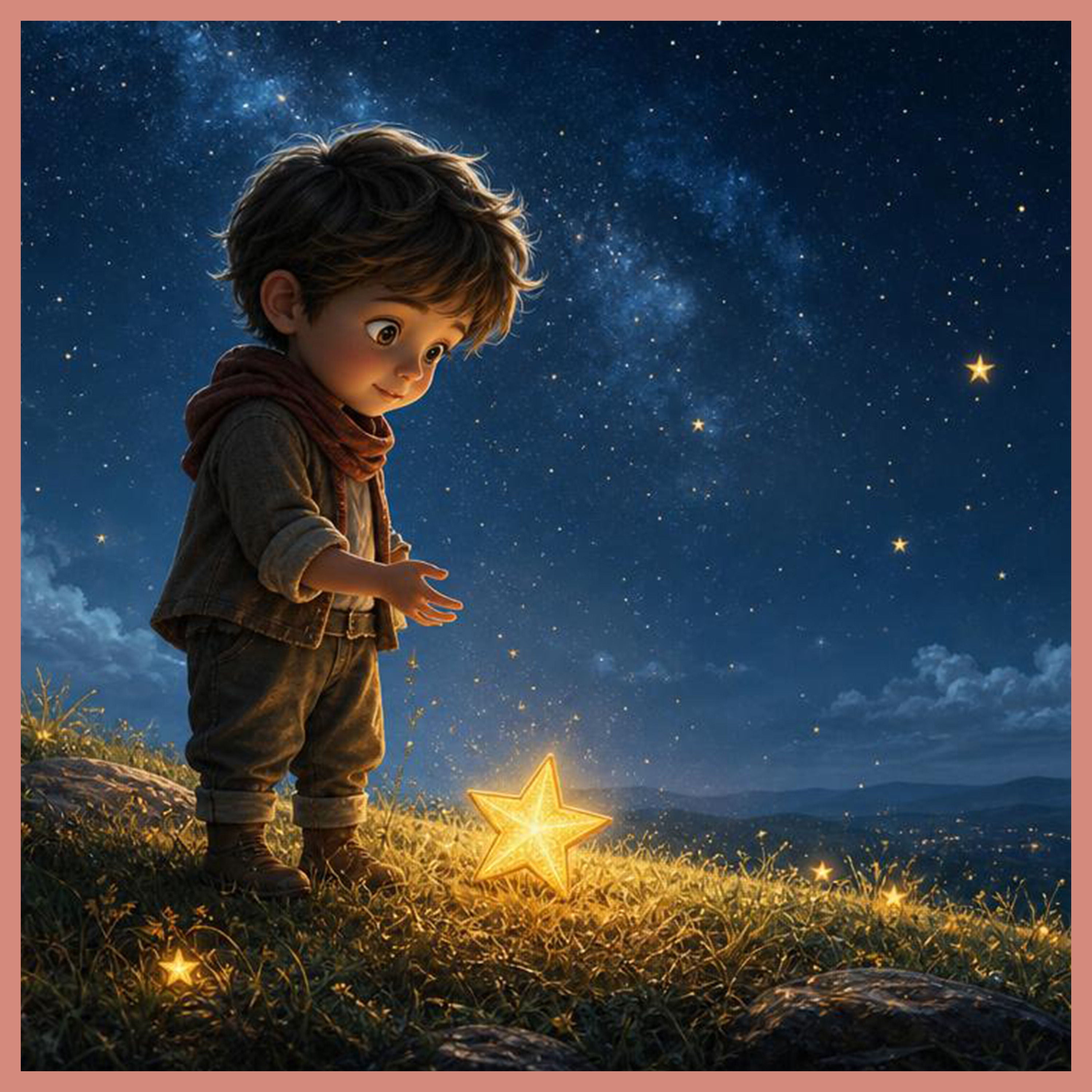 Der Sternenschauer – Fantasiereise für Kinder zum Malen