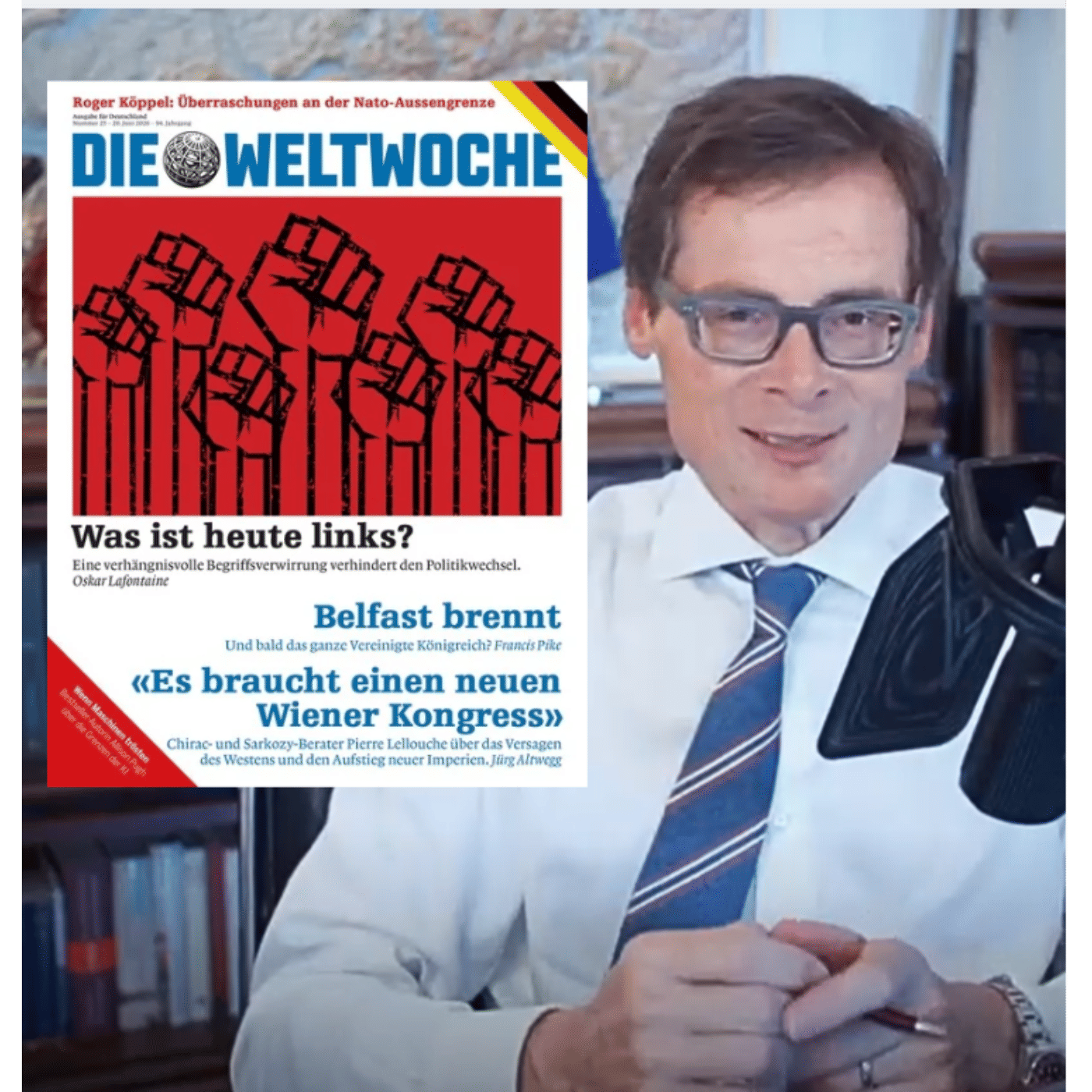 Köppel über deutschlandmüde Politiker und die Notwendigkeit eines gesunden Nationalgefühls