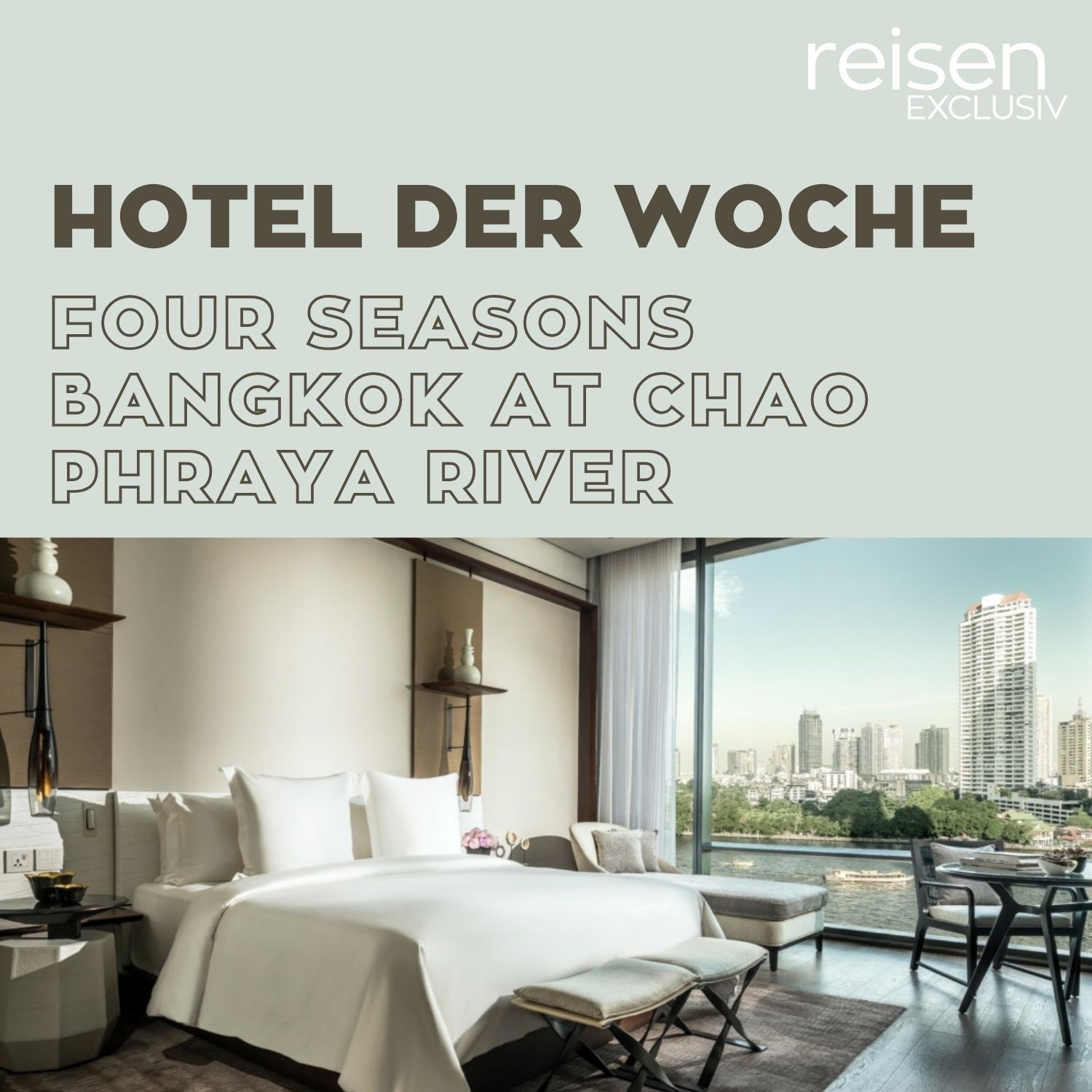 Thailand: Four Seasons Bangkok at Chao Phraya River