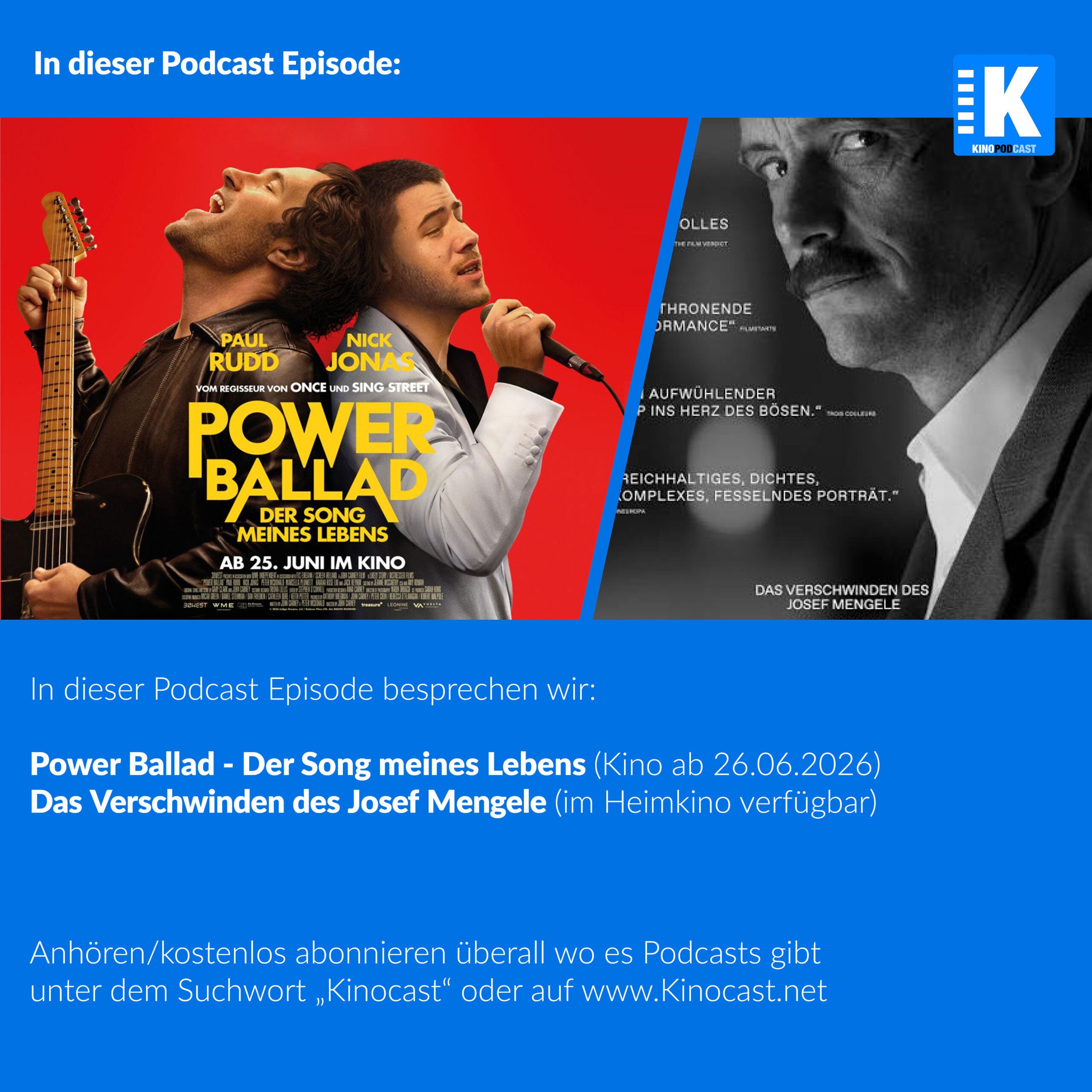 Power Ballad – Der Song meines Lebens, Das Verschwinden des Josef Mengele, Guinness 0,0 | #920