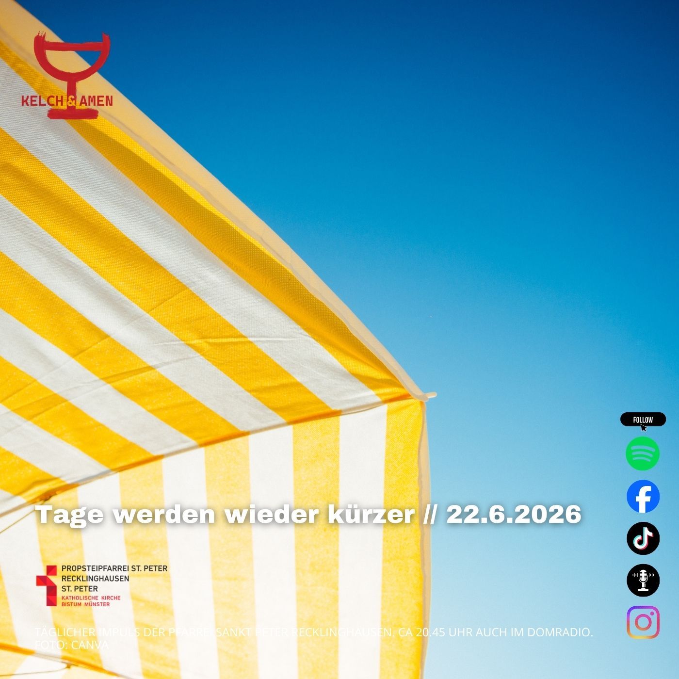 Tage werden wieder kürzer // 22.6.2026