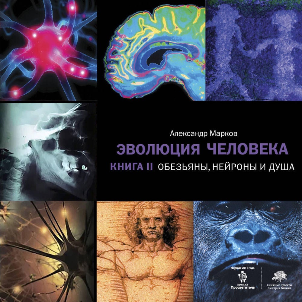 Эволюция человека. Книга II. Обезьяны, нейроны и душа
