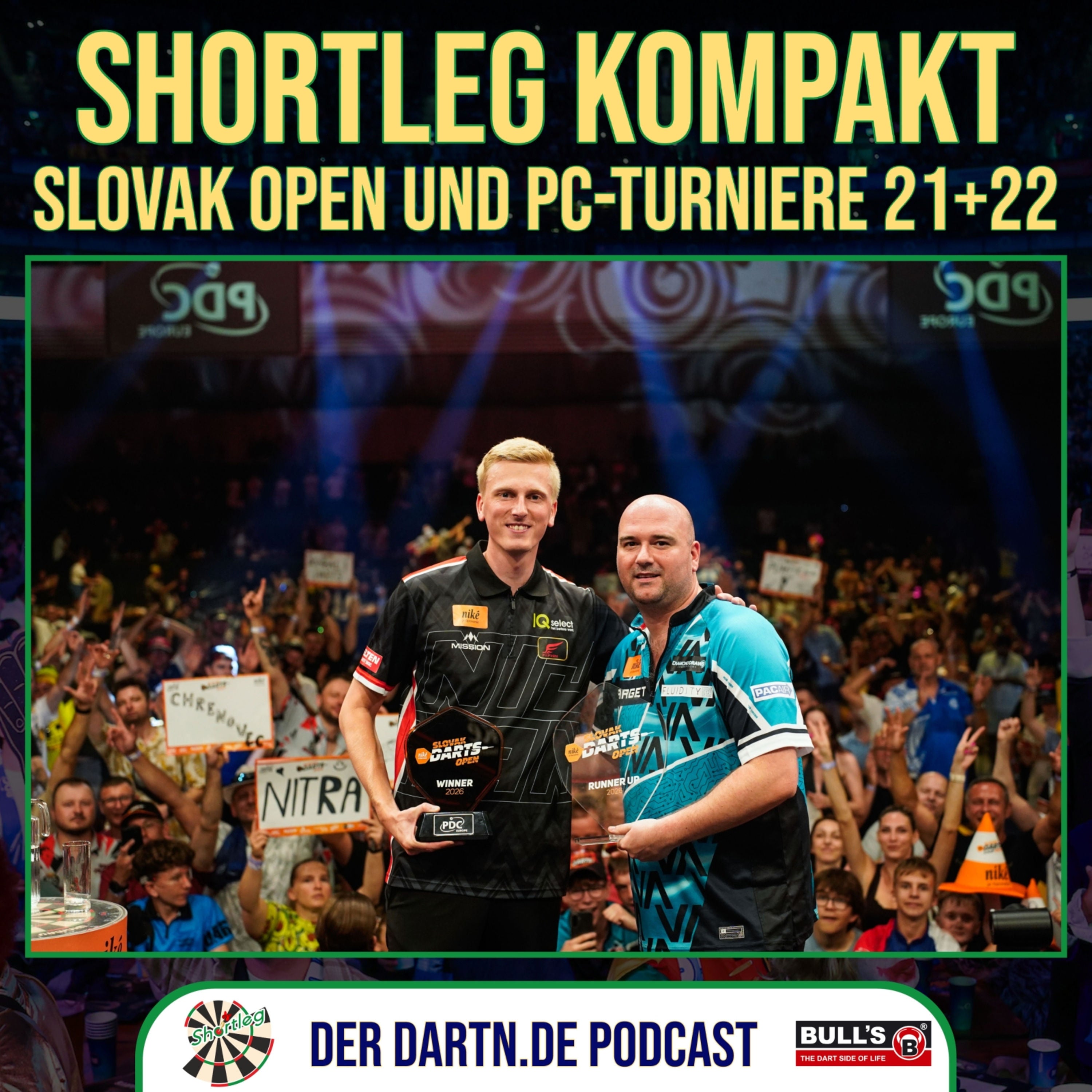 Shortleg Kompakt - Slovak Darts Open + Players Championship 21 & 22 - 22.06.2026