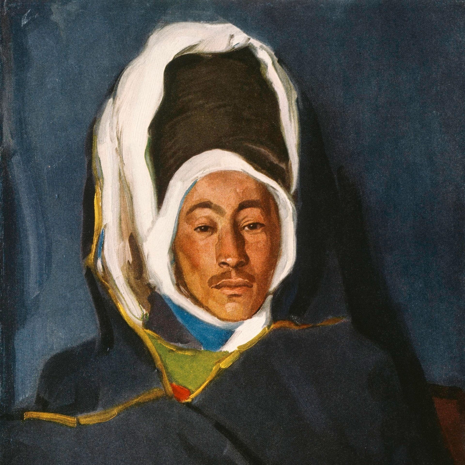 23.06.1916 Hans Looschen malt den Kriegsgefangenen Onis Gem Mahmud