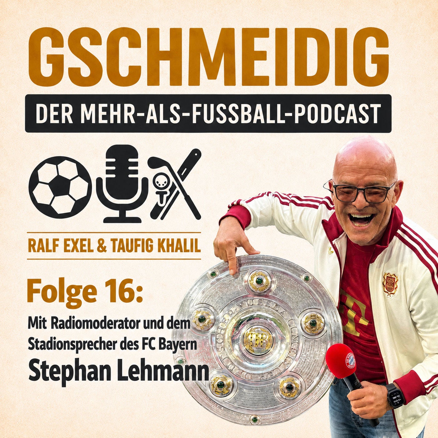 Tooor für den FC Bayern..... - Stephan Lehmann ist Stadionsprecher, Radiomoderator, Schauspieler - die Stimme des Südens