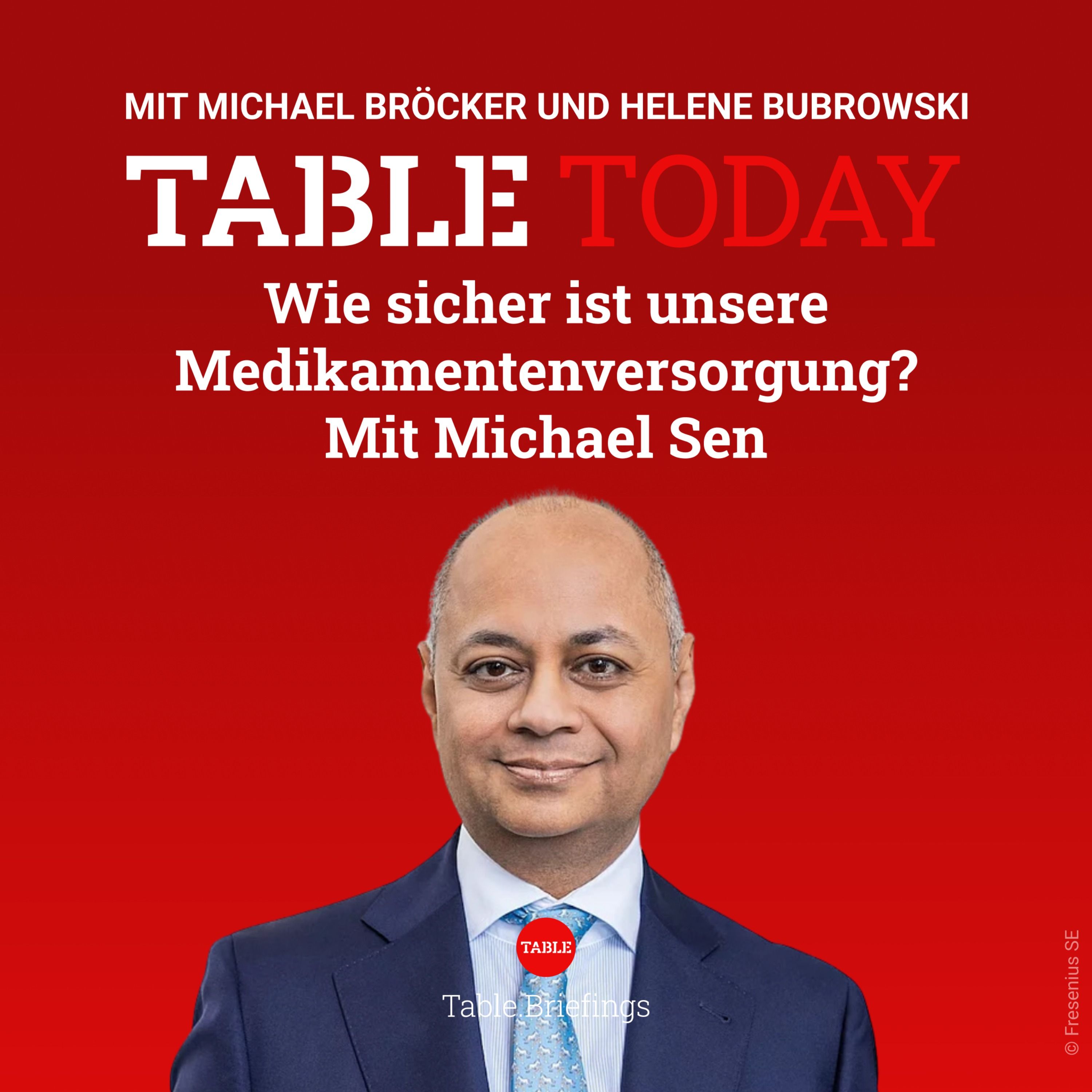 Wie sicher ist unsere Medikamentenversorgung? Mit Michael Sen