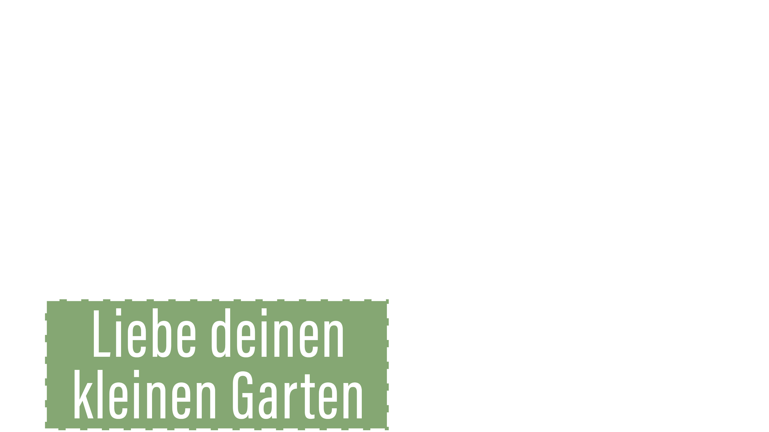 Alan Titchmarsh: Liebe deinen kleinen Garten