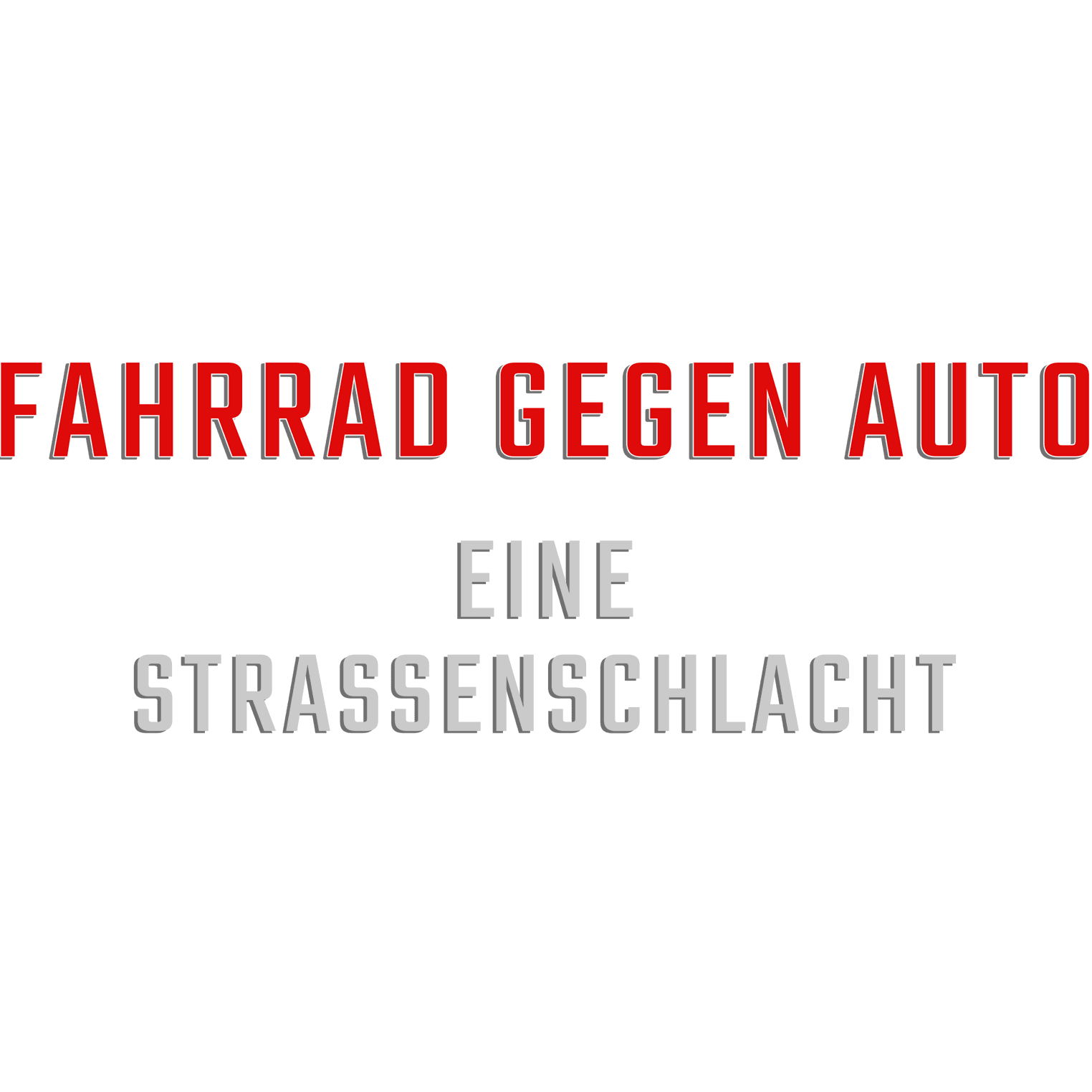 Fahrrad gegen Auto - Eine Straßenschlacht