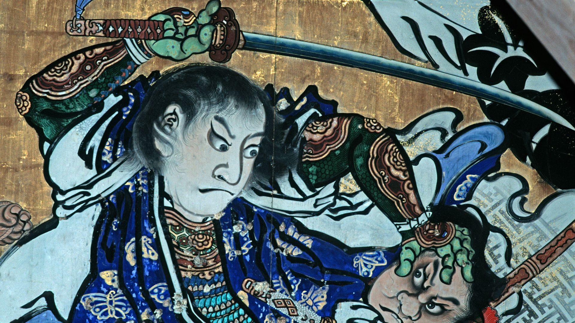 Samurai-Schwert & Fabergé Eier