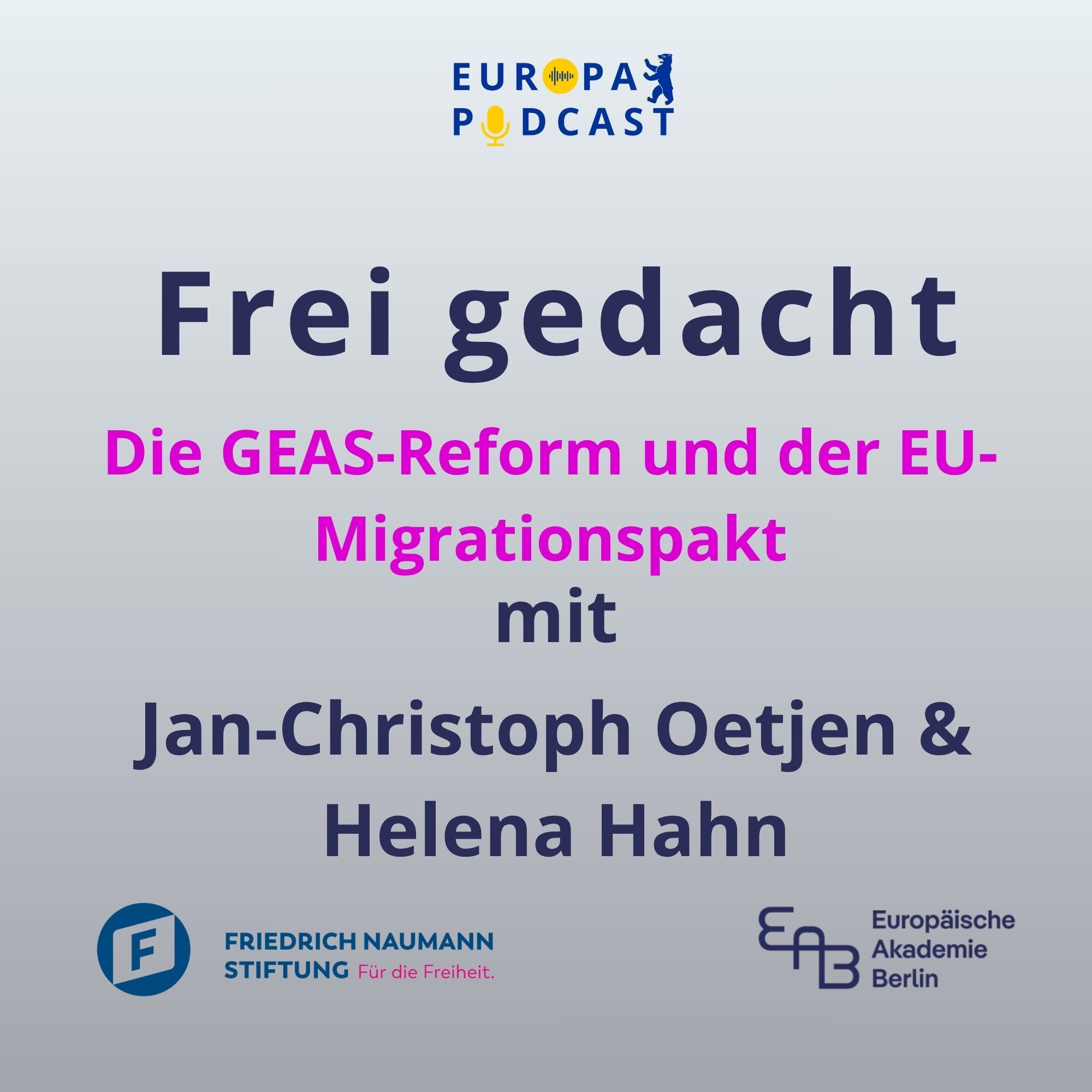 Frei gedacht: Die GEAS-Reform und der EU-Migrationspakt