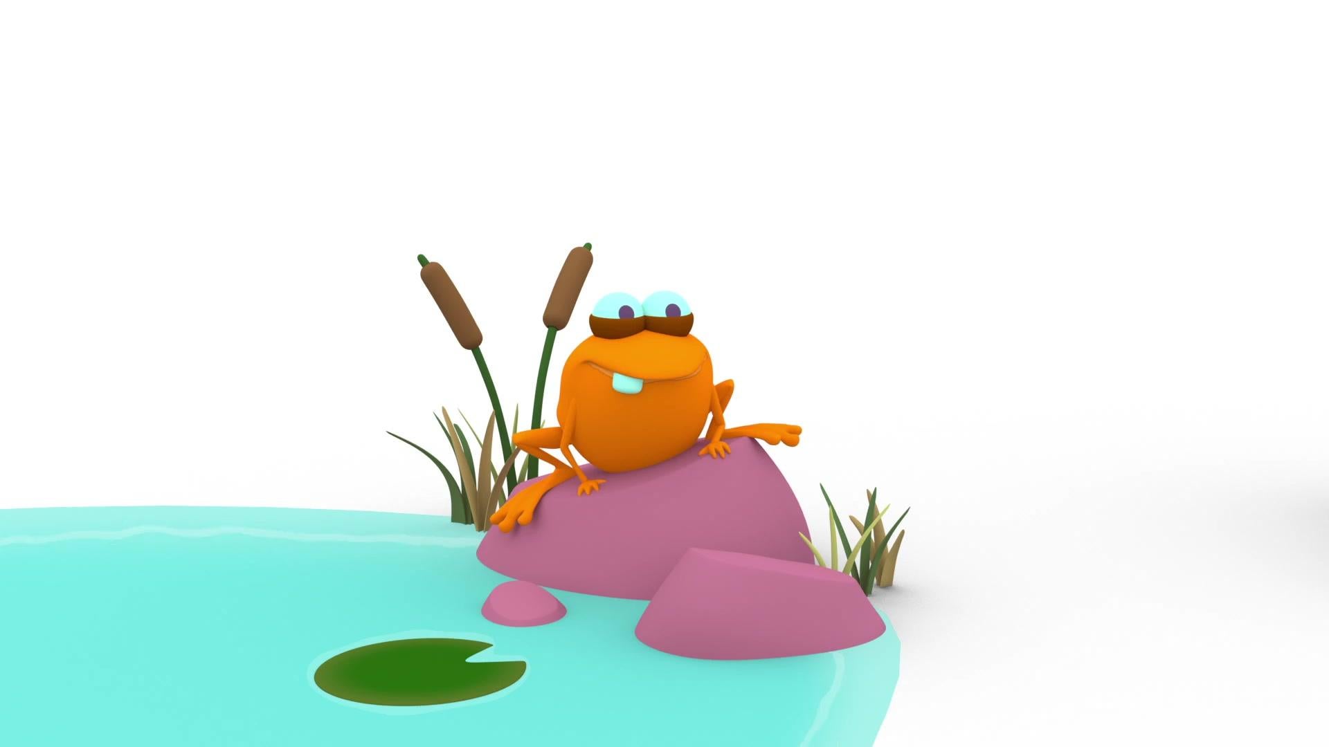 Der Frosch singt ein Lied