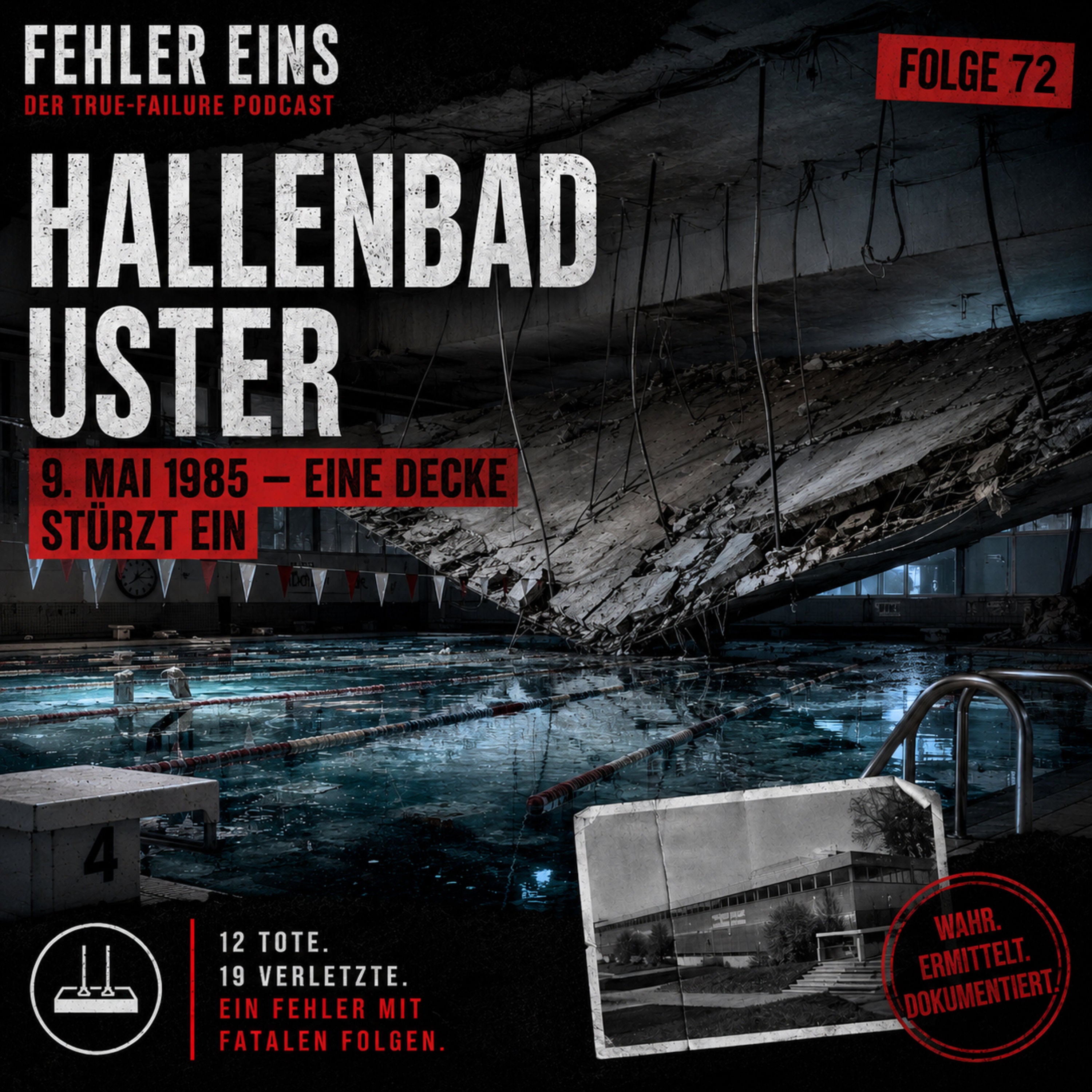 Das Hallenbadunglück von Uster (1985): Warum eine Hallenbaddecke einstürzte | 12 Tote durch einen fatalen Konstruktionsfehler