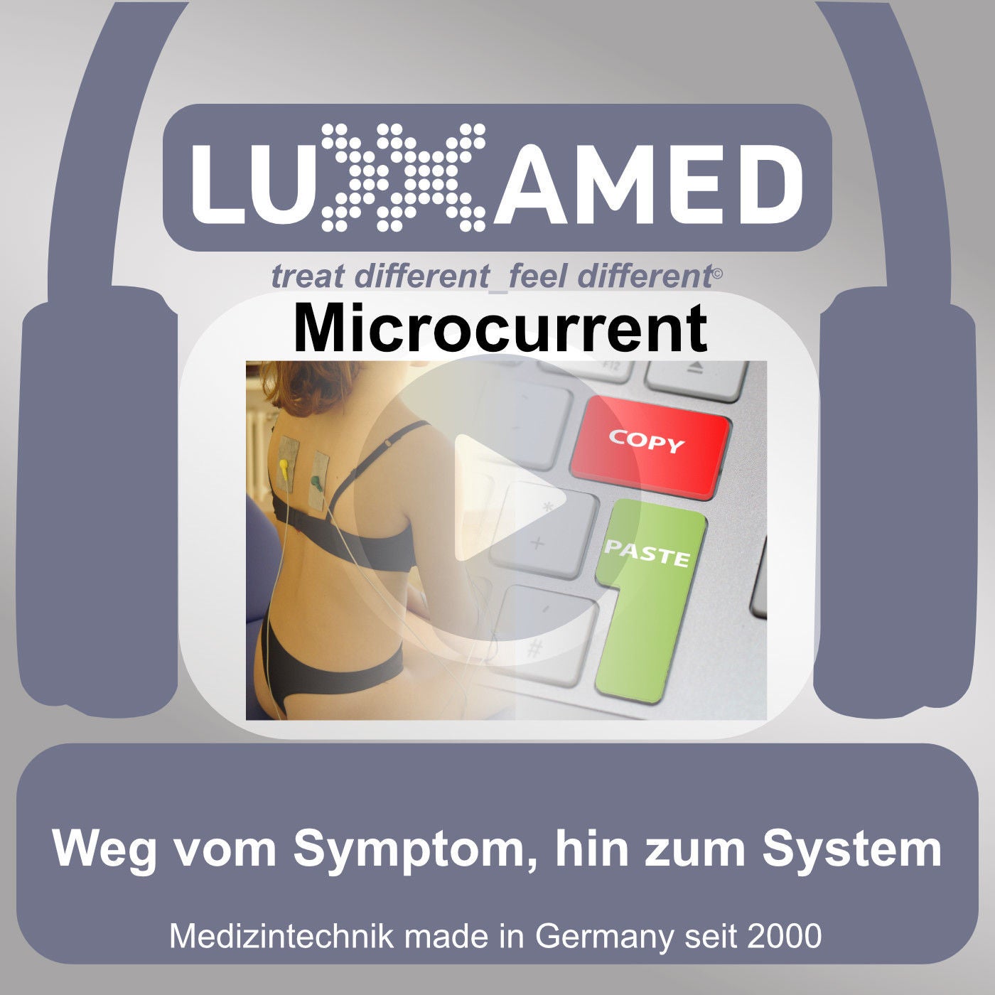 The microcurrent electrode setup is not a recipe