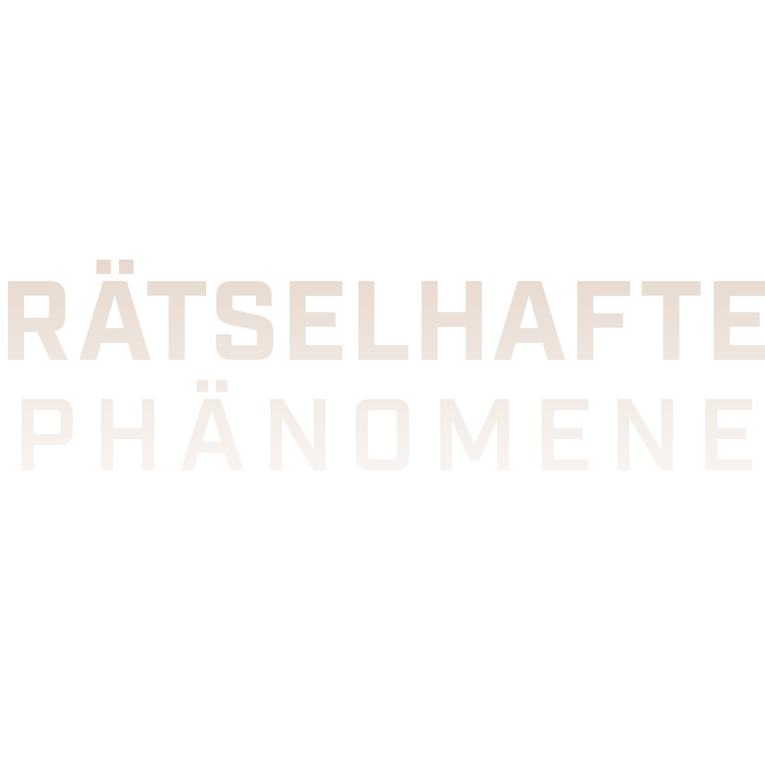 Rätselhafte Phänomene