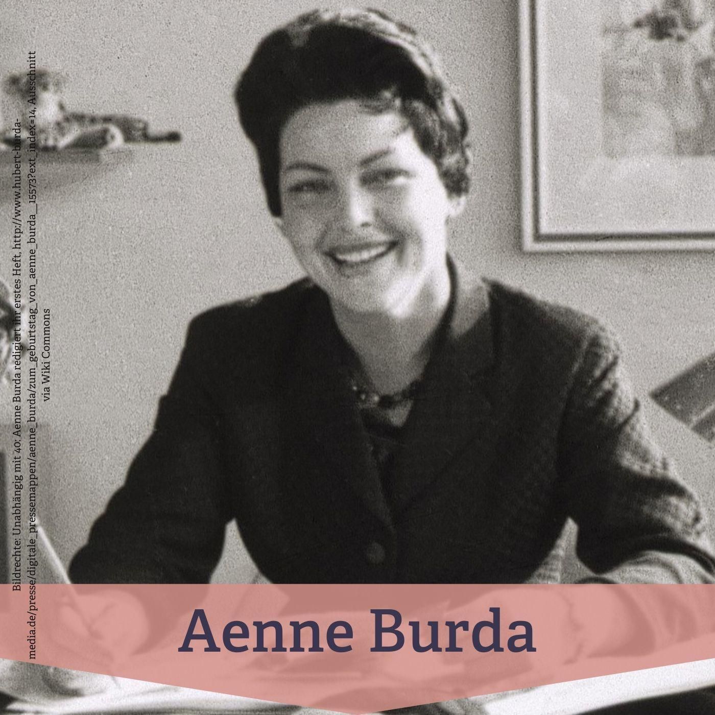 #105 Aenne Burda – Selbstermächtigung, Mode und wirtschaftliche Unabhängigkeit