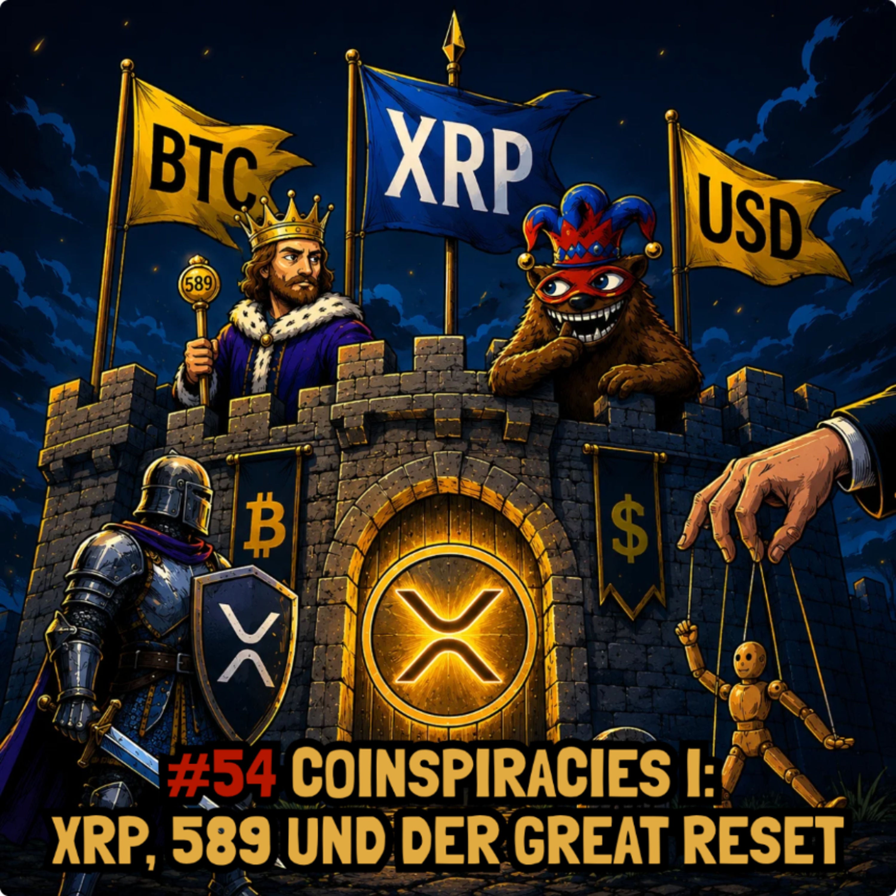 #54 COINspiracies I: XRP, 589 und der Great Reset