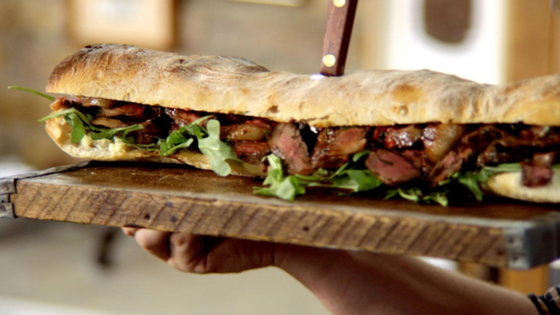 Steak-Sandwich