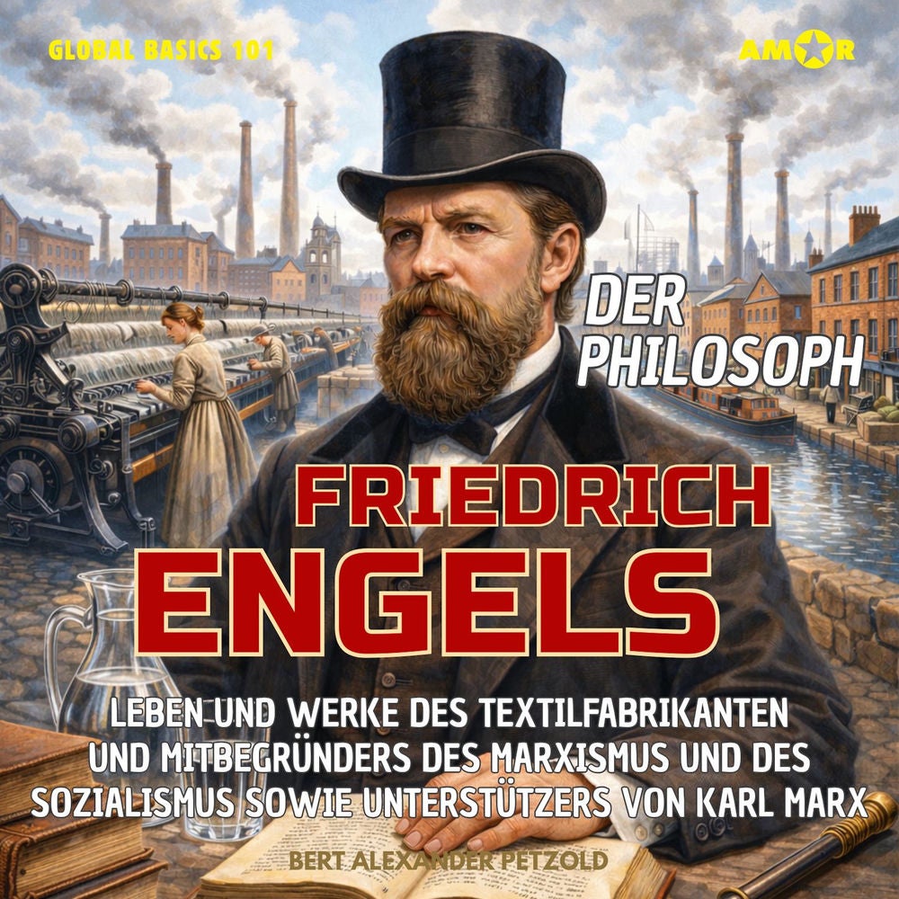 Der Philosoph Friedrich Engels - Leben und Werke des Mitbegründers des Marxismus und des Sozialismus sowie Unterstützers von Karl