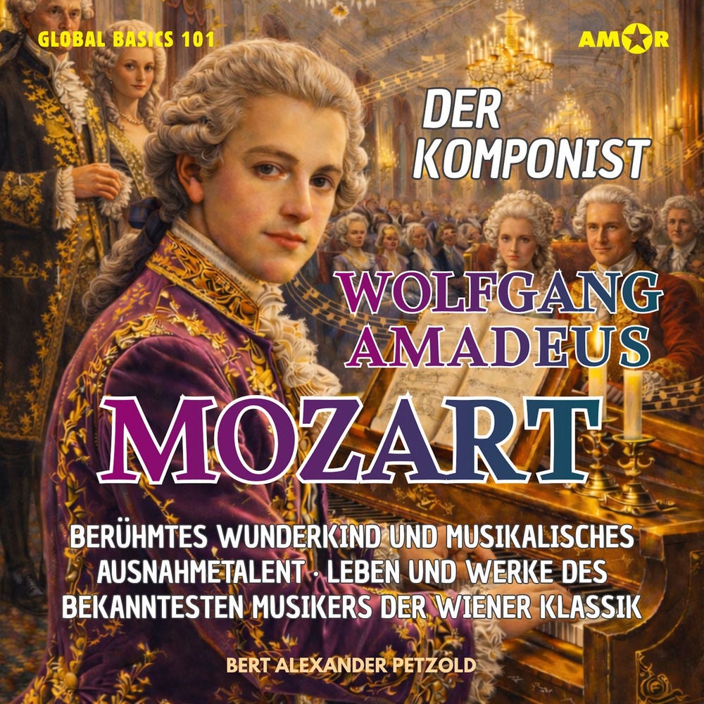 Der Komponist Wolfgang Amadeus Mozart - Berühmtes Wunderkind und musikalisches Ausnahmetalent - Leben und Werke des Musikers der W