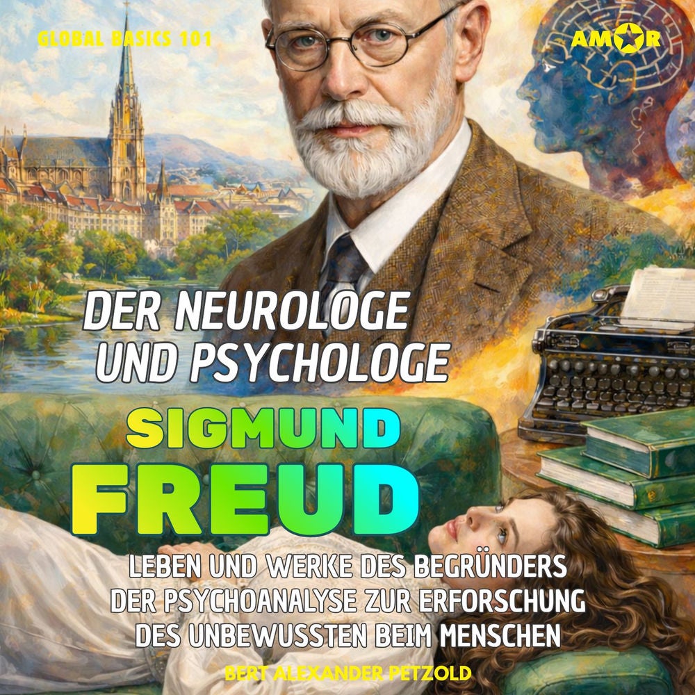 Der Neurologe und Psychologe Sigmund Freud - Leben und Werke des Begründers der Psychoanalyse zur Erforschung des Unbewussten beim
