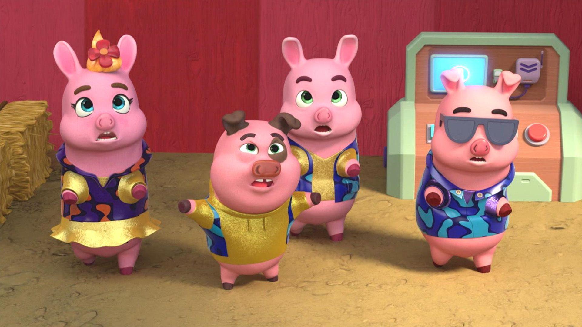 Schweinchen außer Rand und Band