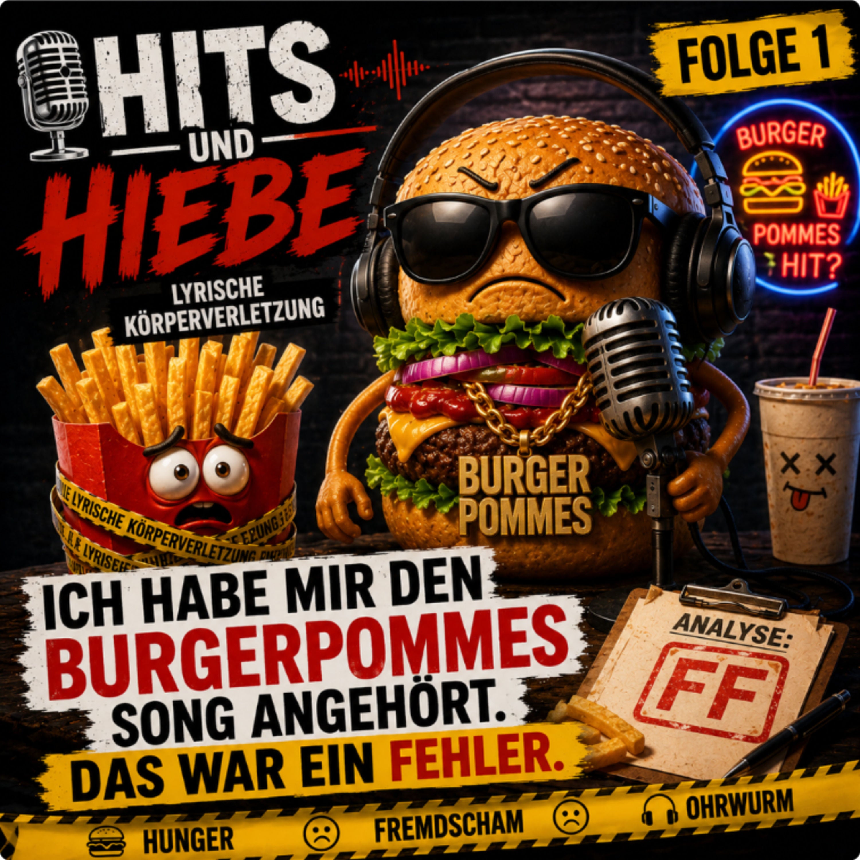 Lyrische Körperverletzung -🍔 Ich habe den BurgerPommes Song angehört. Das war ein Fehler. Erfahre warum!