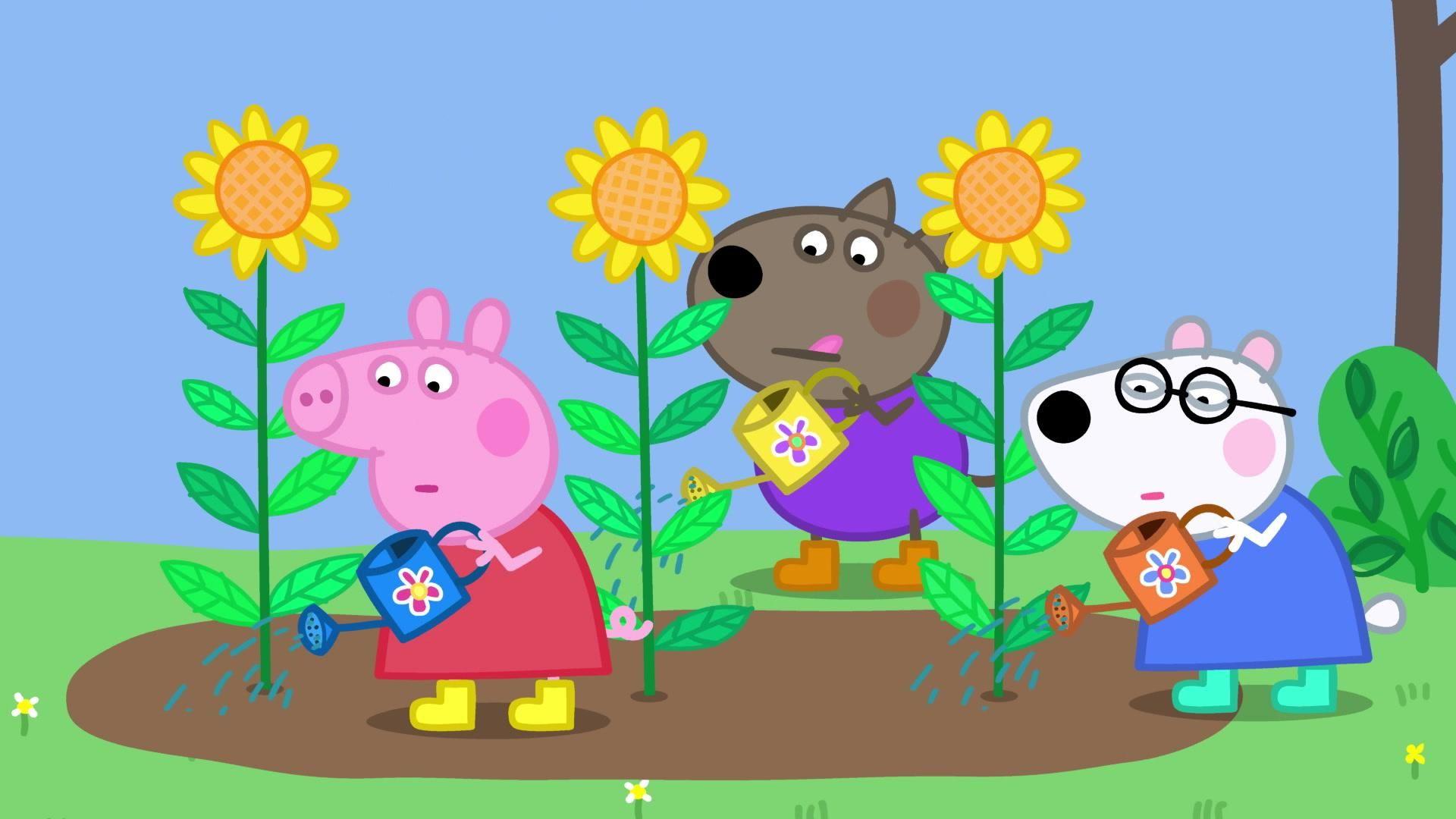 Die Spielgruppe im Garten