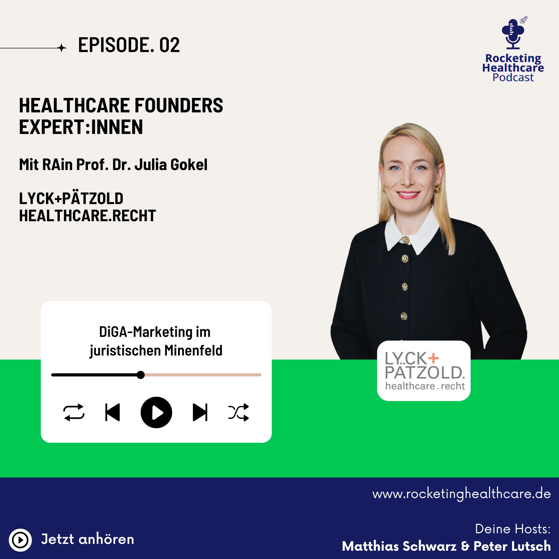 HF02: DiGA-Marketing im juristischen Minenfeld, mit Prof. Dr. Julia Gokel